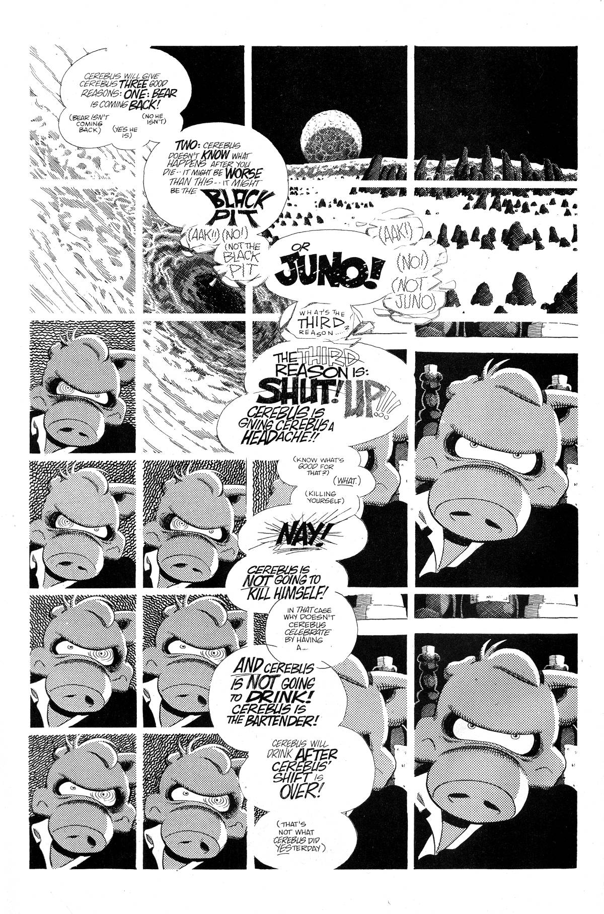 Read online Cerebus comic -  Issue #215 - 6