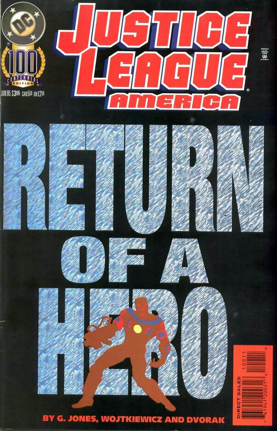 Read online Justice League America comic -  Issue #100 - 1