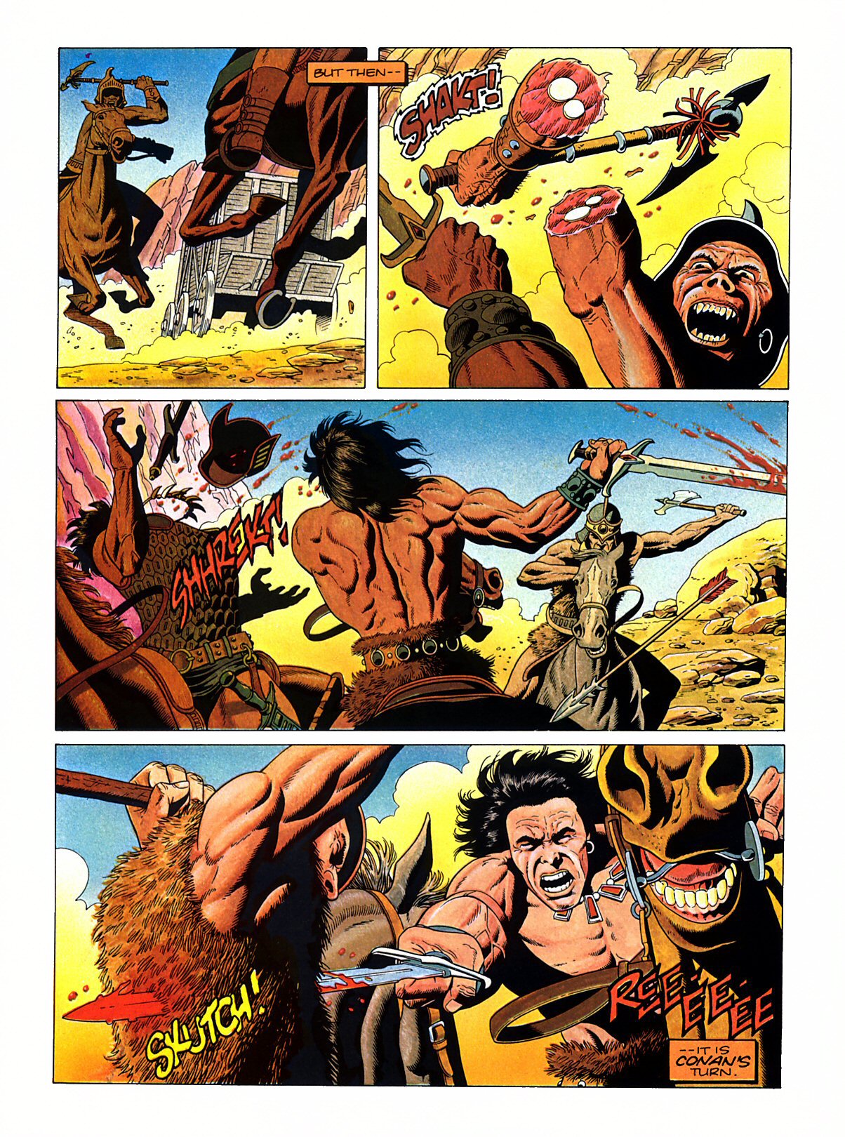 Read online Marvel Graphic Novel: Conan the Barbarian: The Skull of Set comic -  Issue # Full - 14