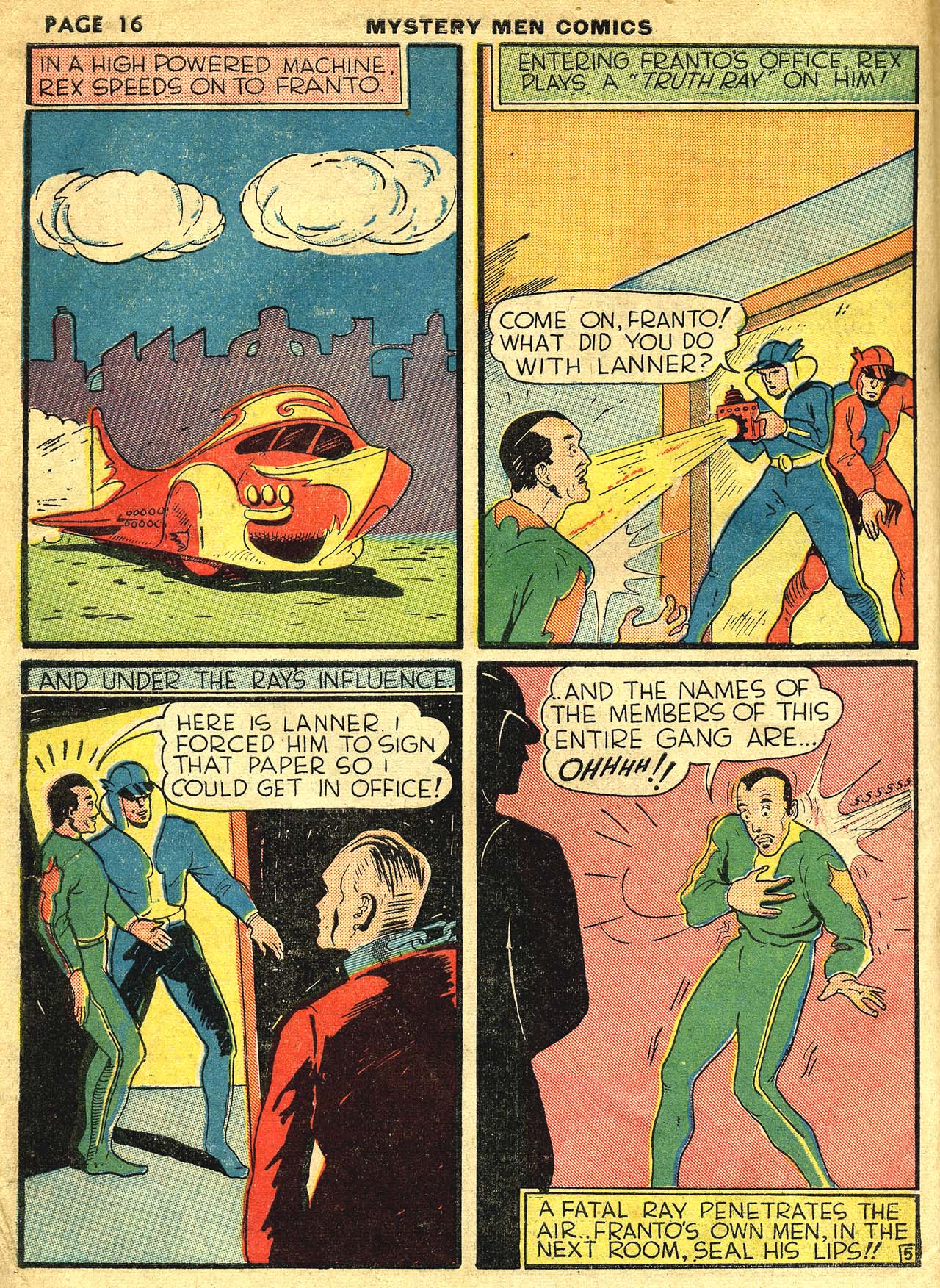 Read online Mystery Men Comics comic -  Issue #7 - 18