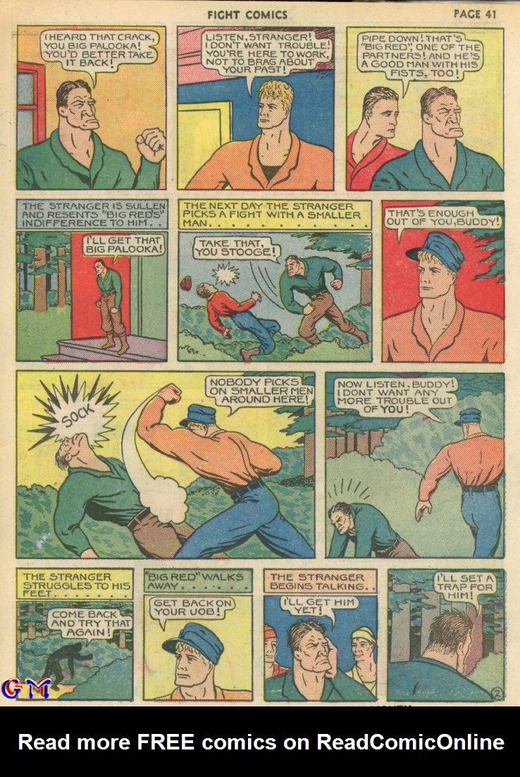 Read online Fight Comics comic -  Issue #5 - 44