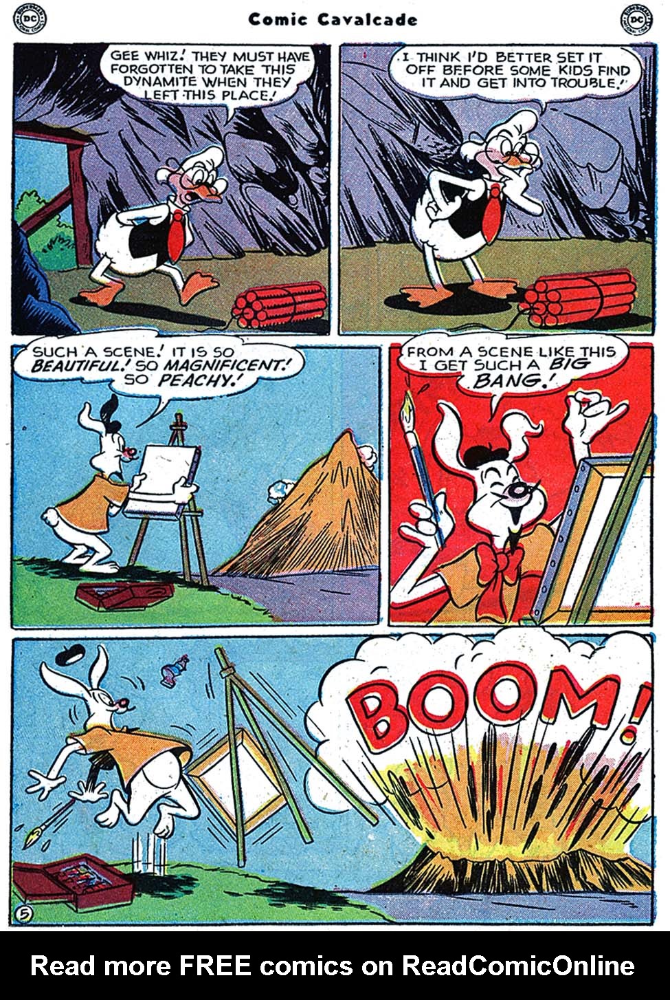 Read online Comic Cavalcade comic -  Issue #38 - 57