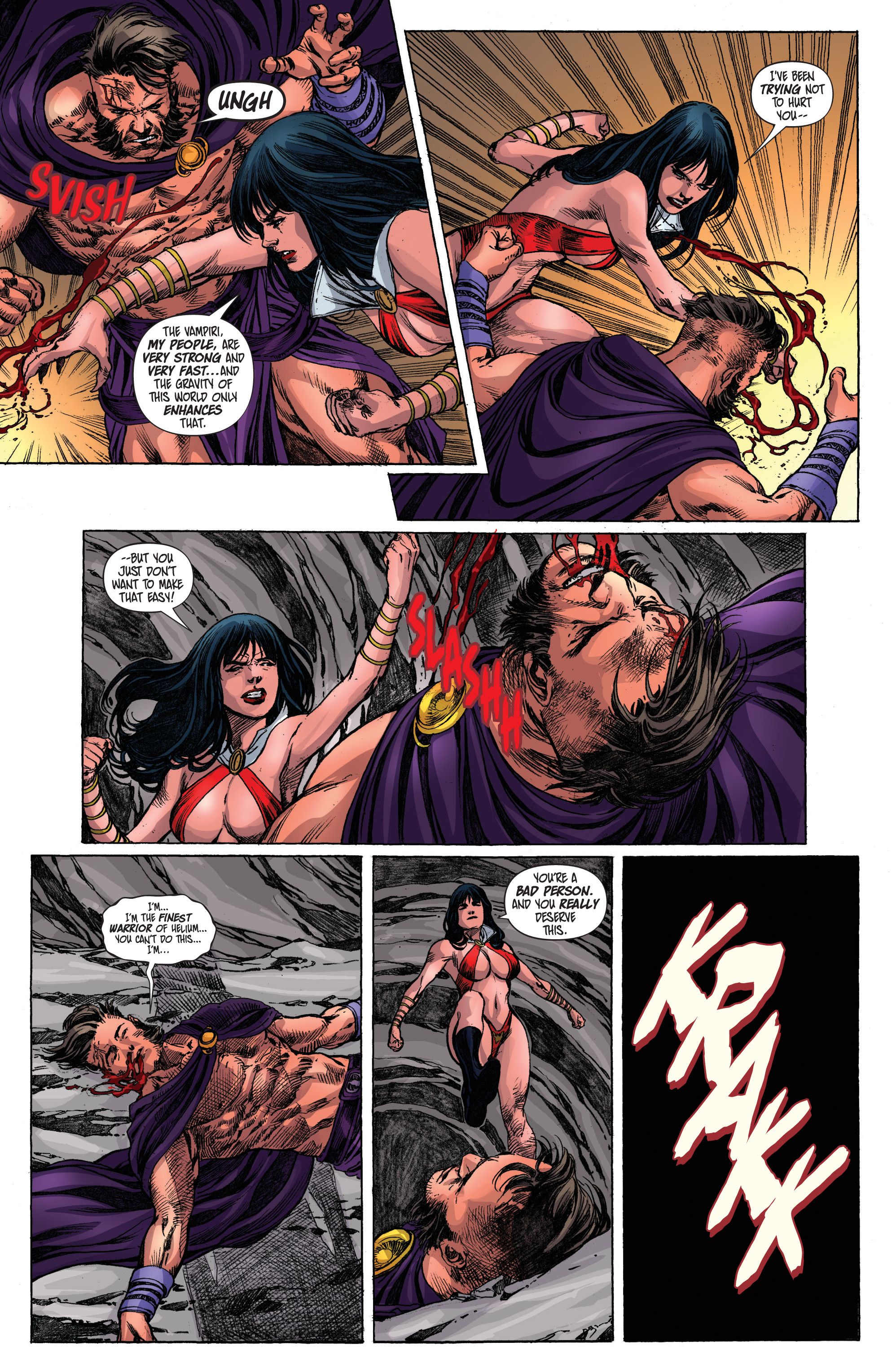 Read online Vampirella/Dejah Thoris comic -  Issue #5 - 23