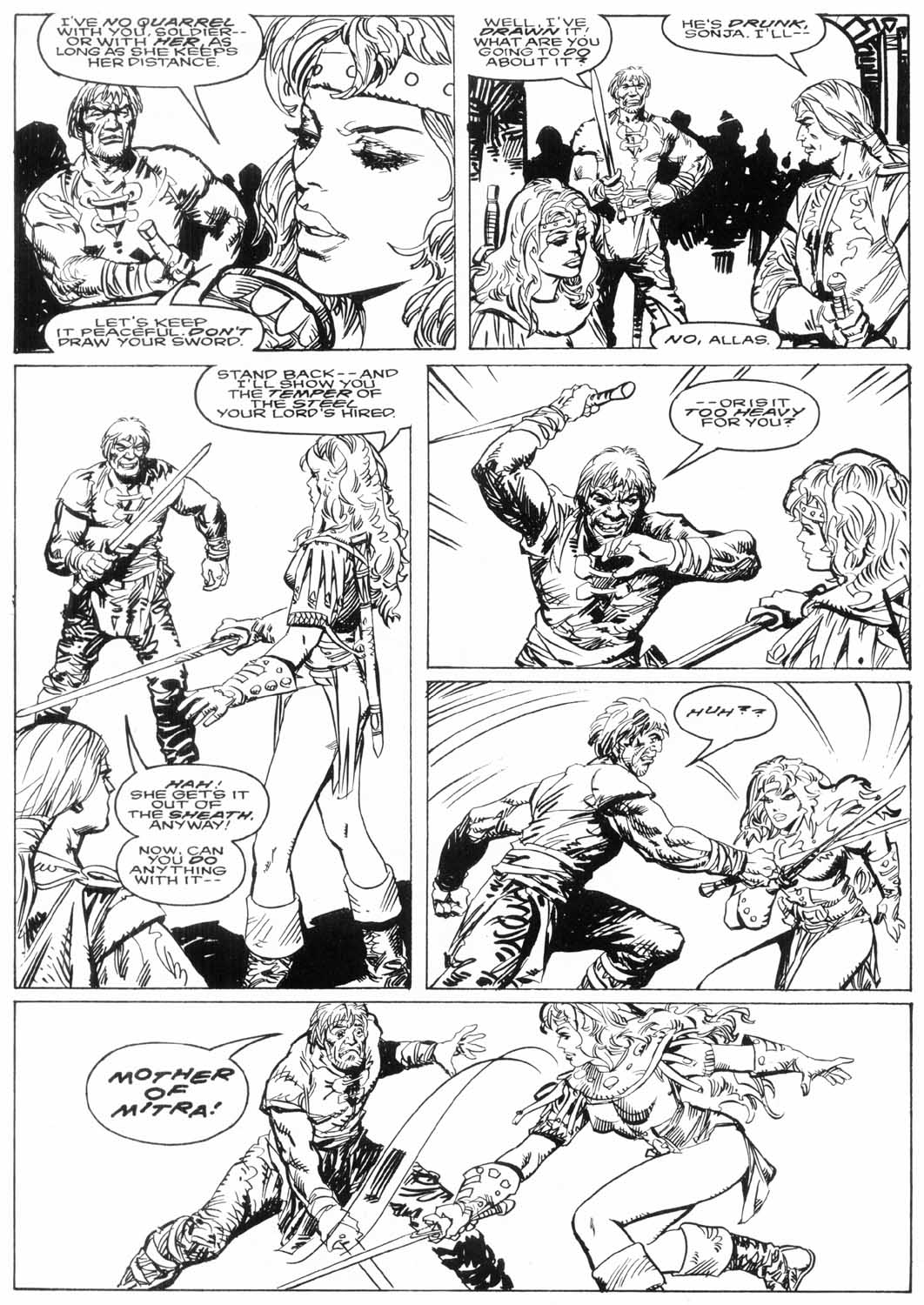 Read online The Savage Sword Of Conan comic -  Issue #230 - 31