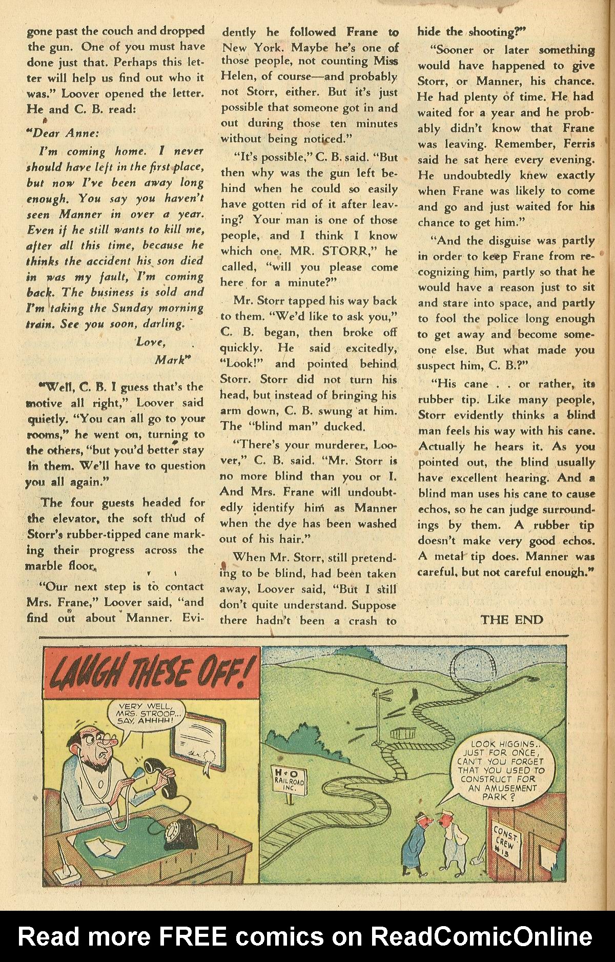 Read online Daredevil (1941) comic -  Issue #54 - 37