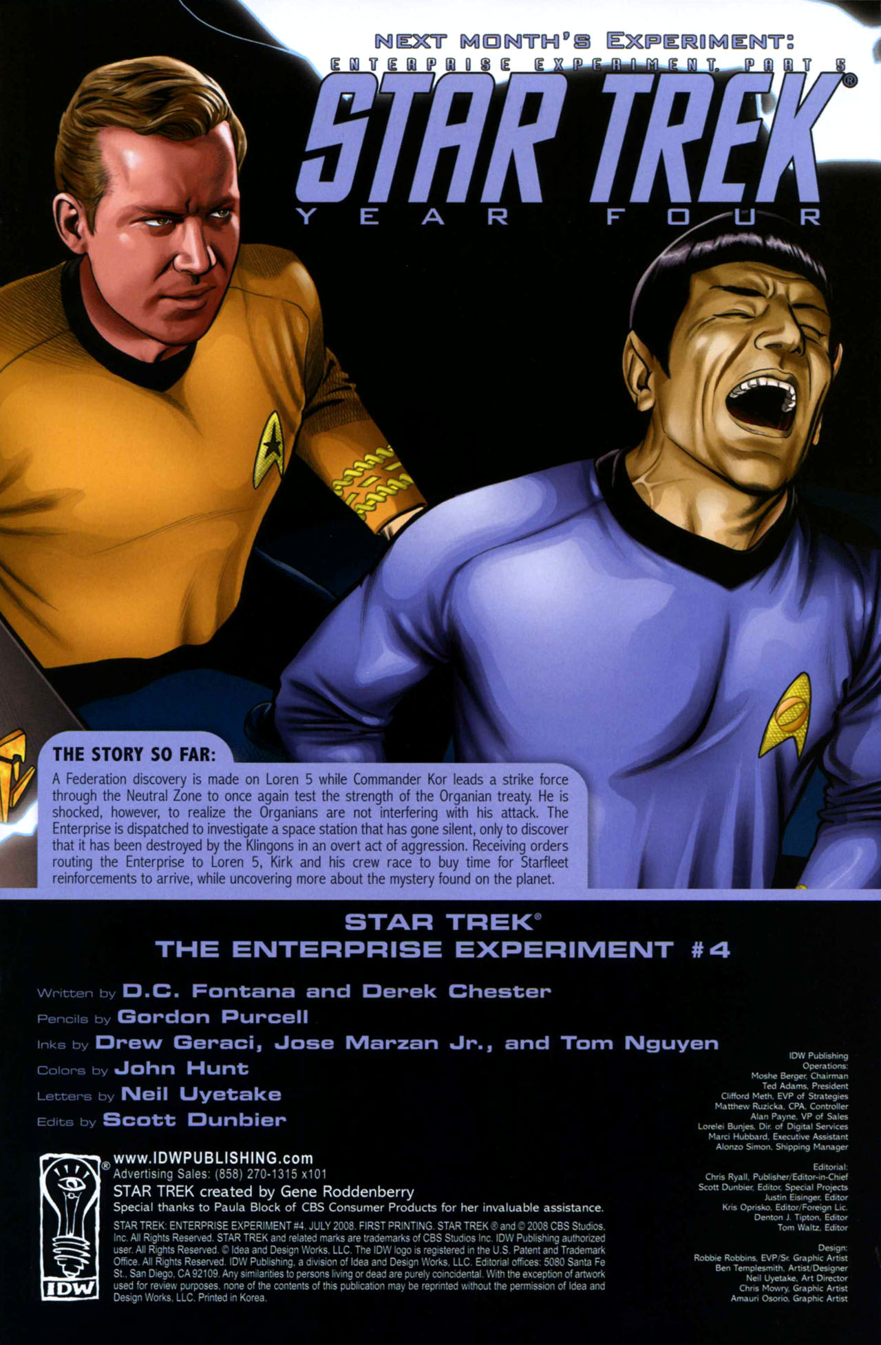 Read online Star Trek Year Four: The Enterprise Experiment comic -  Issue #4 - 25