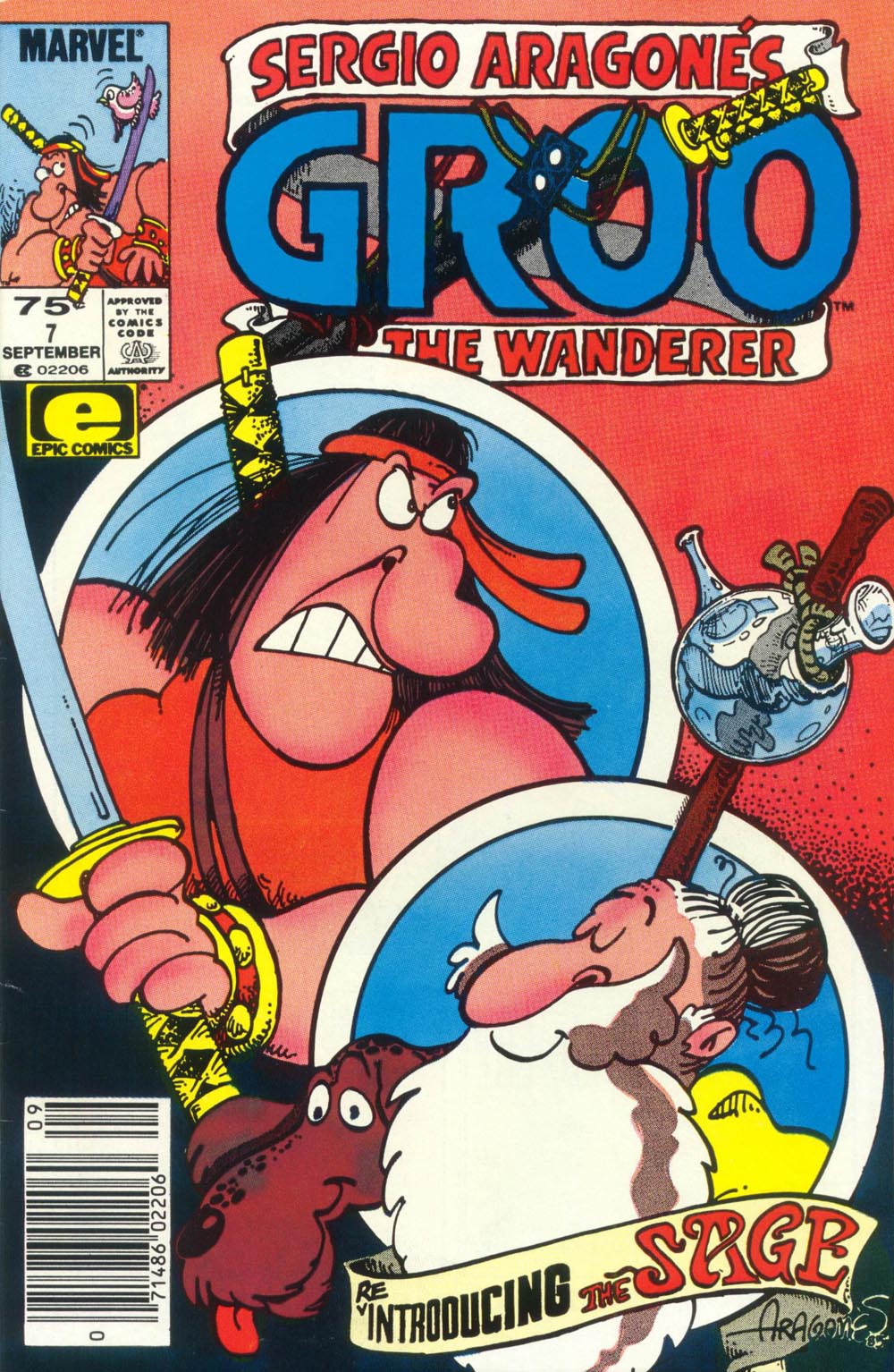 Read online Sergio Aragonés Groo the Wanderer comic -  Issue #7 - 1
