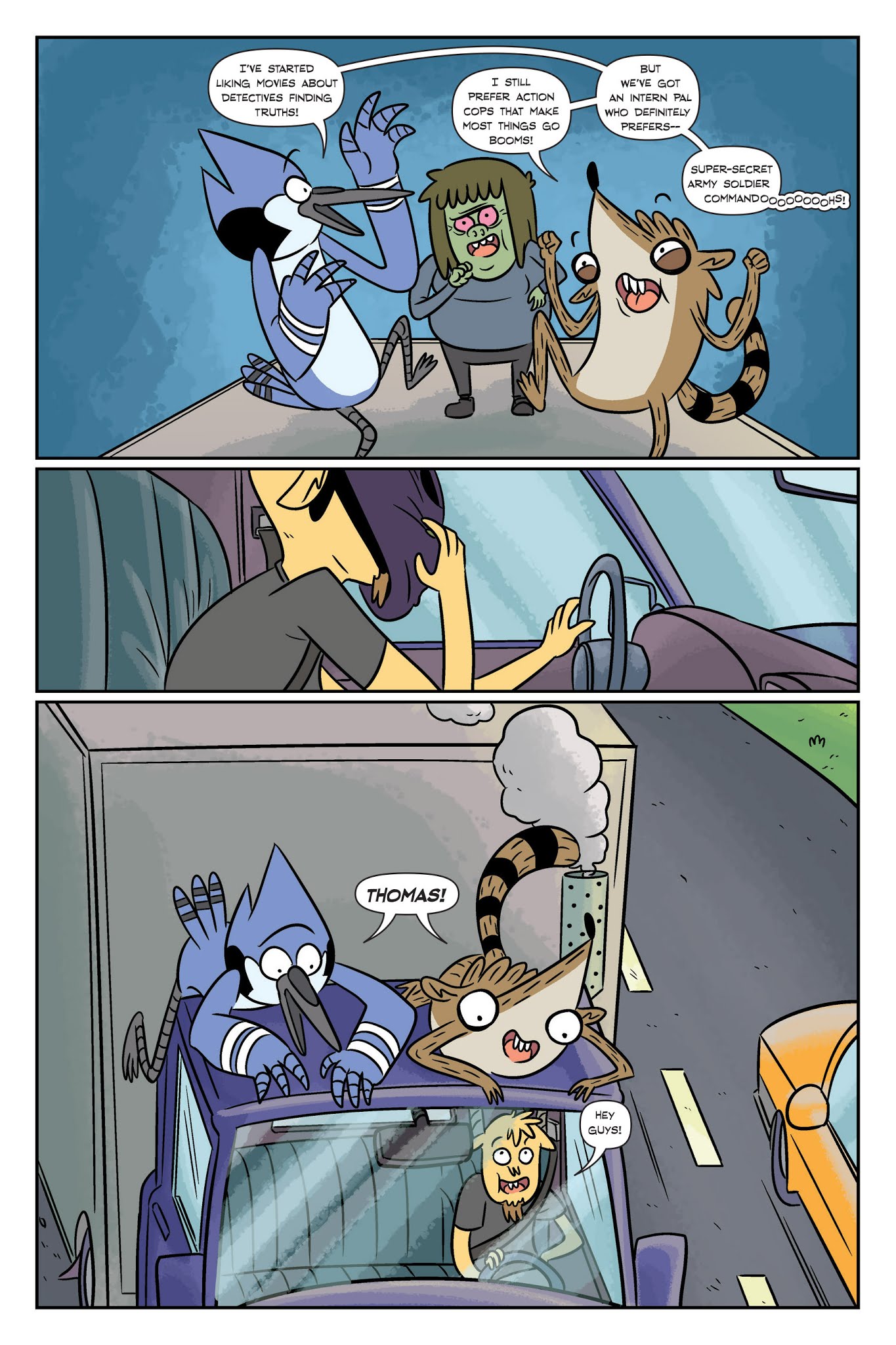 Read online Regular Show: Noir Means Noir, Buddy comic -  Issue # TPB (Part 2) - 36