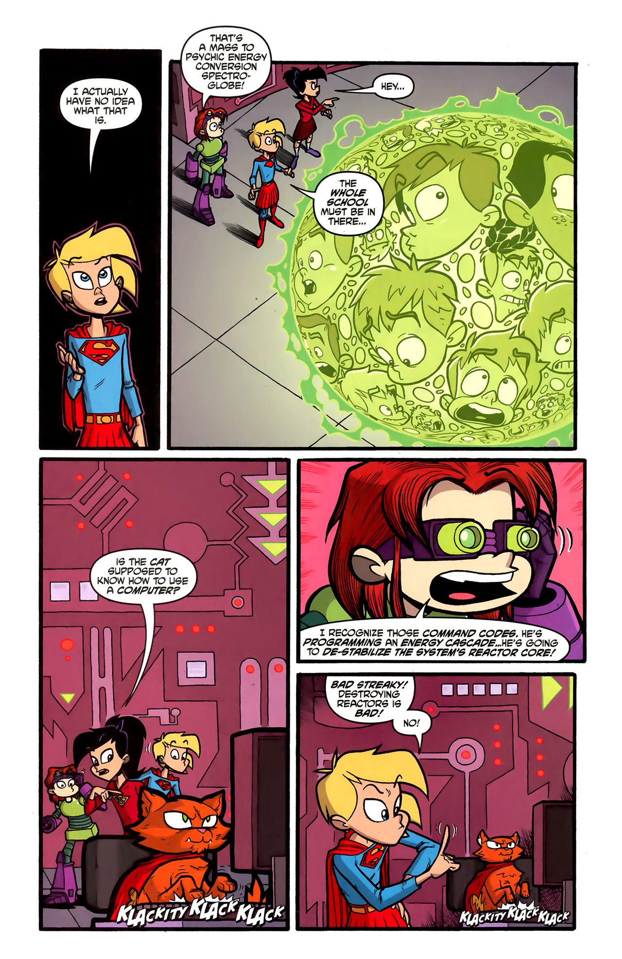 Read online Supergirl: Cosmic Adventures in the 8th Grade comic -  Issue #4 - 13