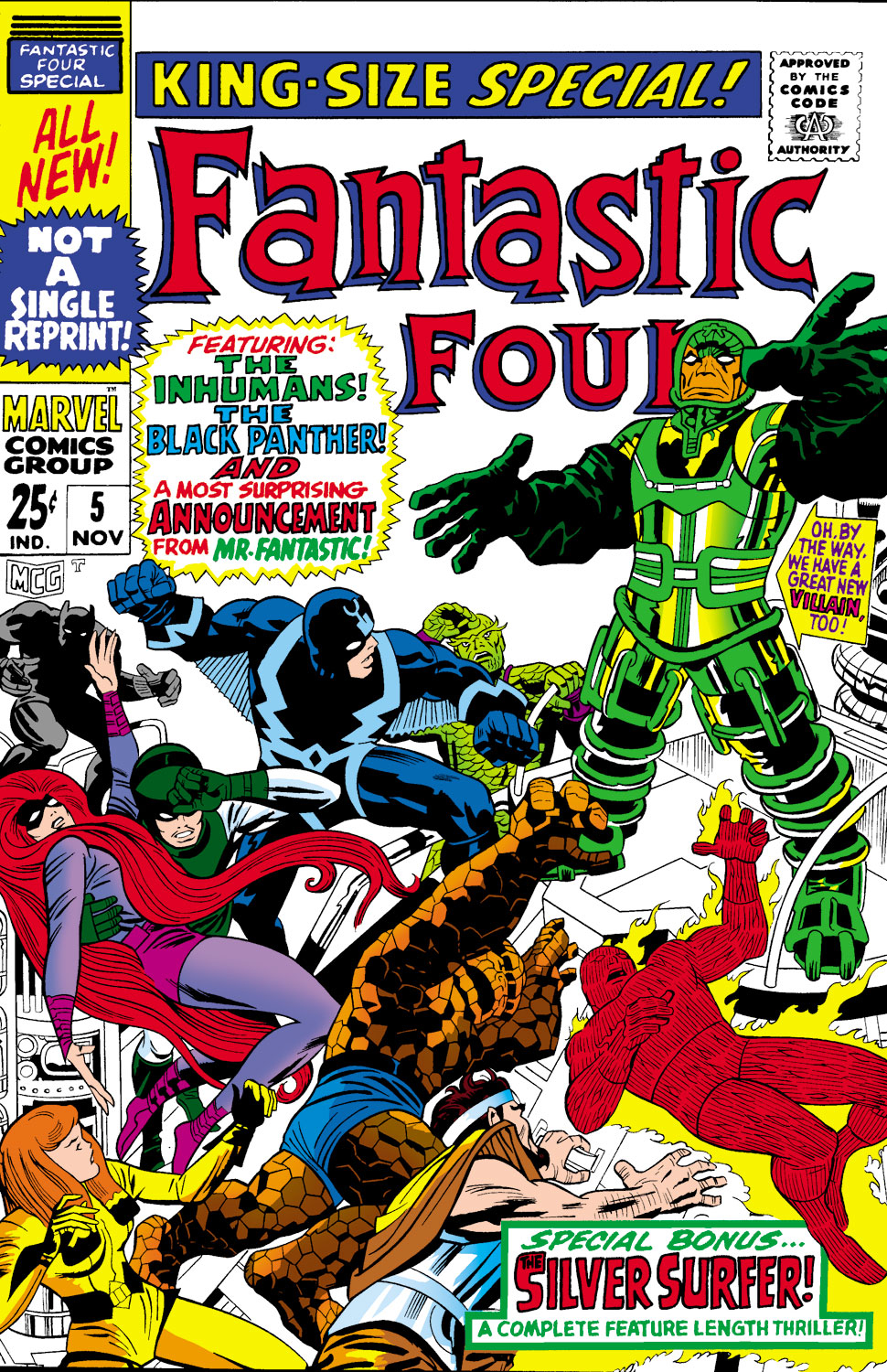 Read online Fantastic Four (1961) comic -  Issue # _Annual 5 - 1