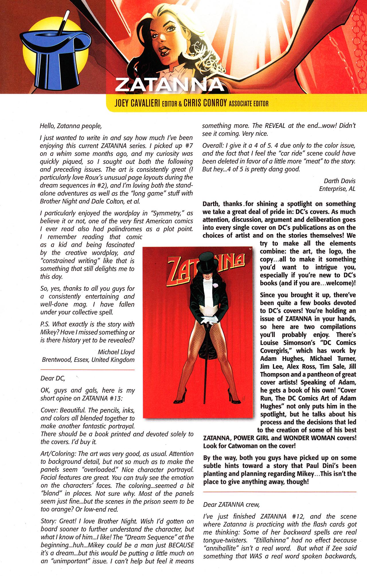 Read online Zatanna (2010) comic -  Issue #15 - 22