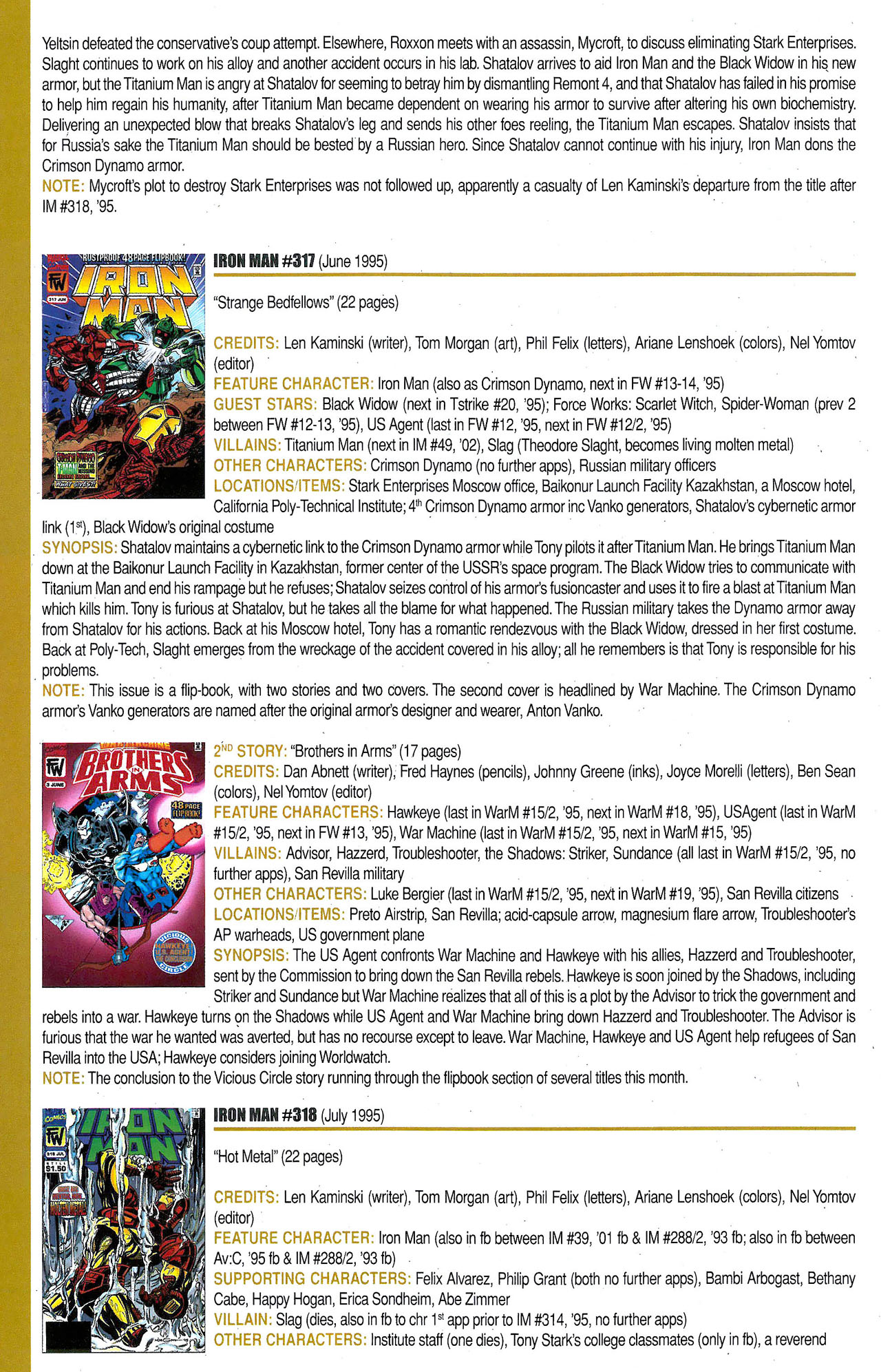 Read online Official Index to the Marvel Universe comic -  Issue #9 - 32