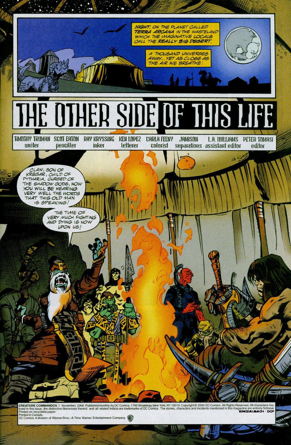 Read online Creature Commandos comic -  Issue #7 - 2