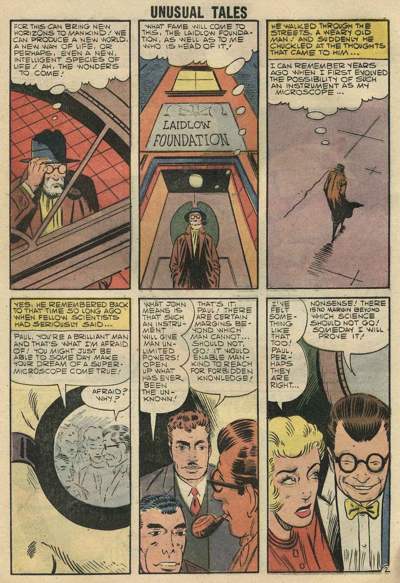 Read online Unusual Tales comic -  Issue #11 - 12