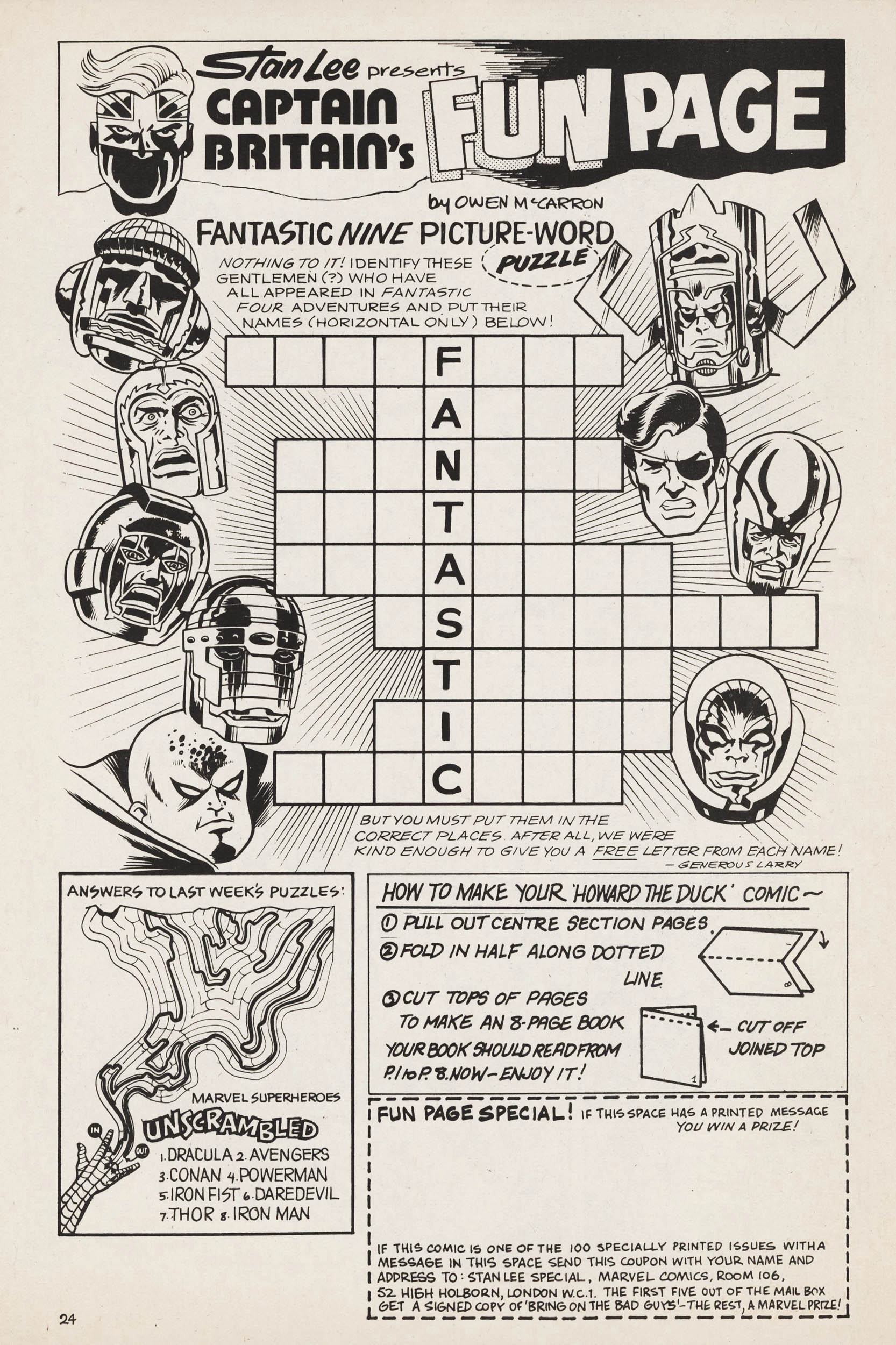 Read online Captain Britain (1976) comic -  Issue #7 - 28