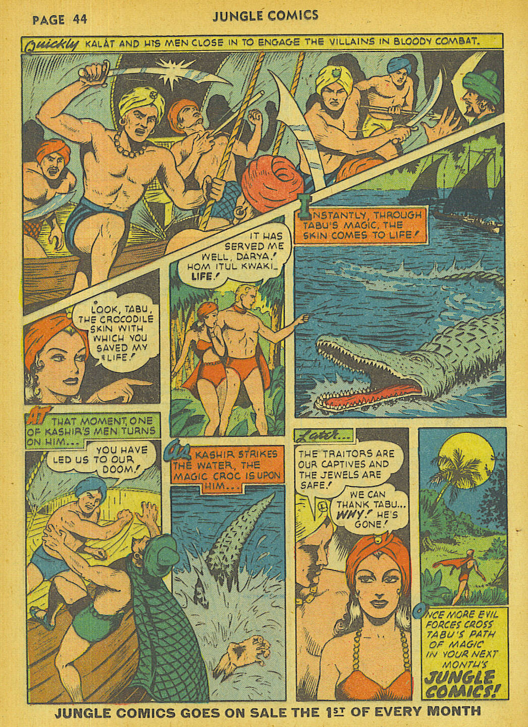Read online Jungle Comics comic -  Issue #27 - 46