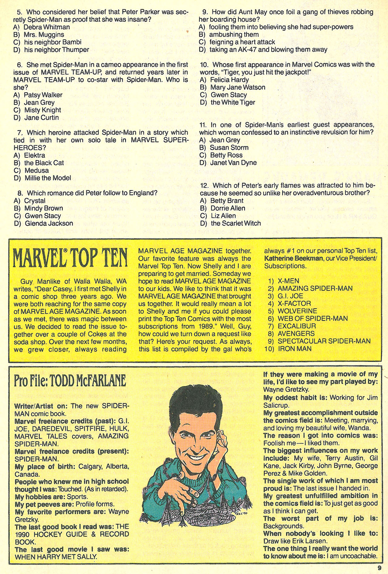 Read online Marvel Age comic -  Issue #90 - 11