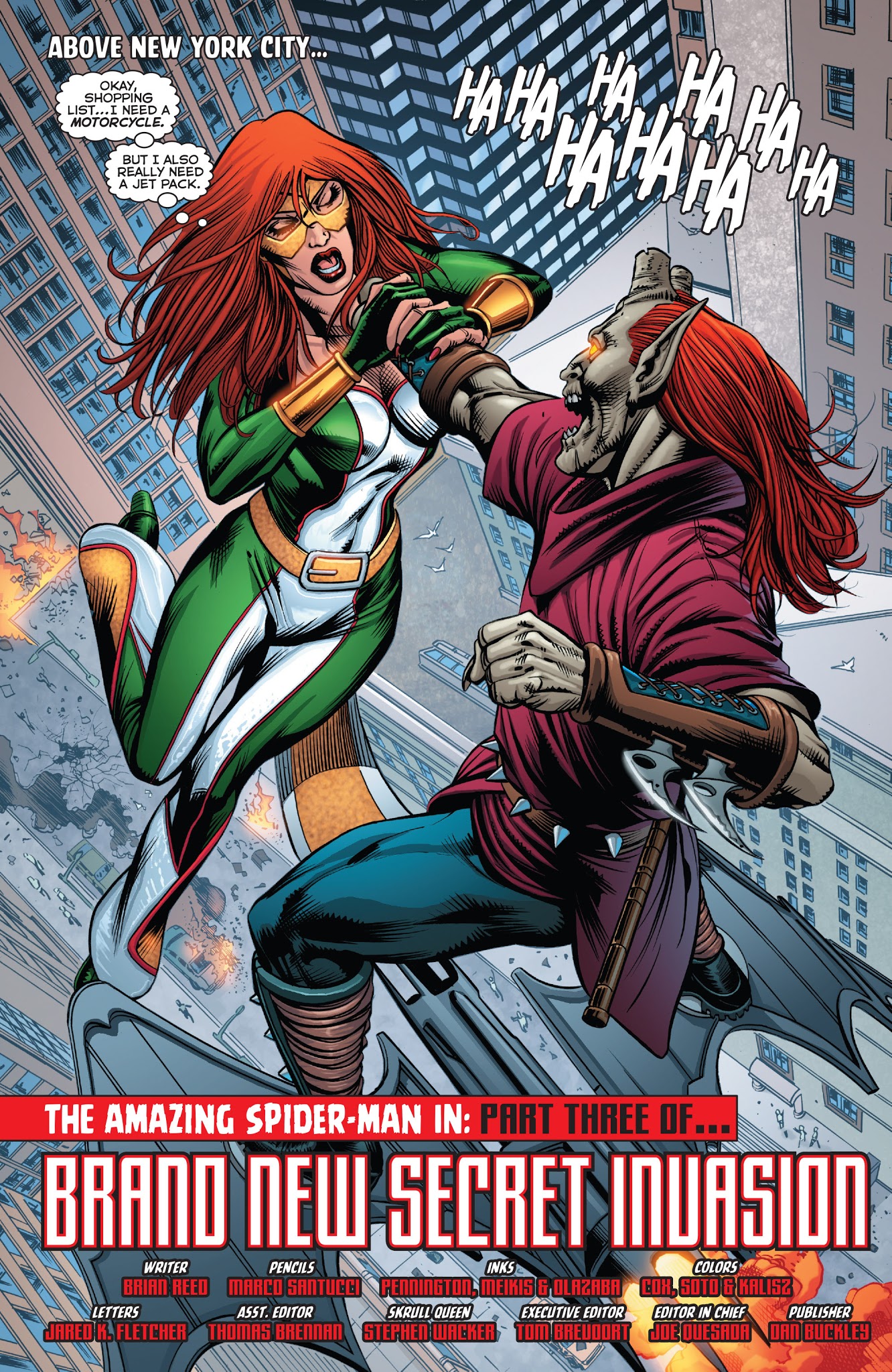 Read online Secret Invasion: The Amazing Spider-Man comic -  Issue #3 - 3