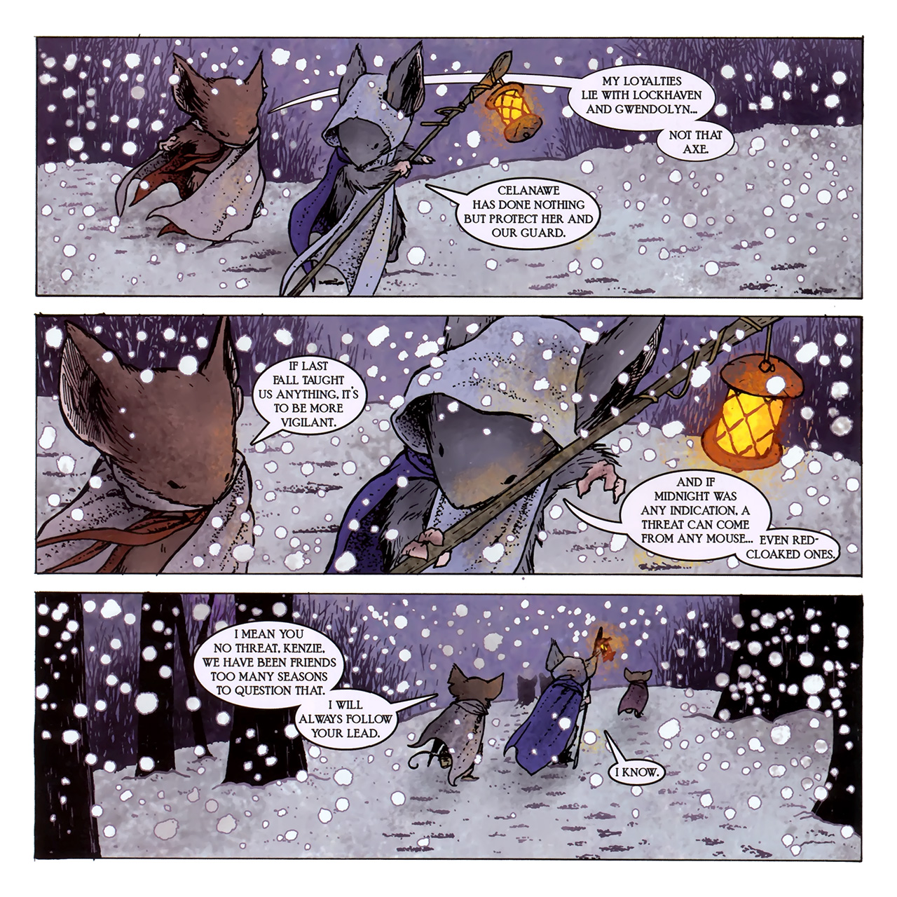 Read online Mouse Guard: Winter 1152 comic -  Issue #1 - 12