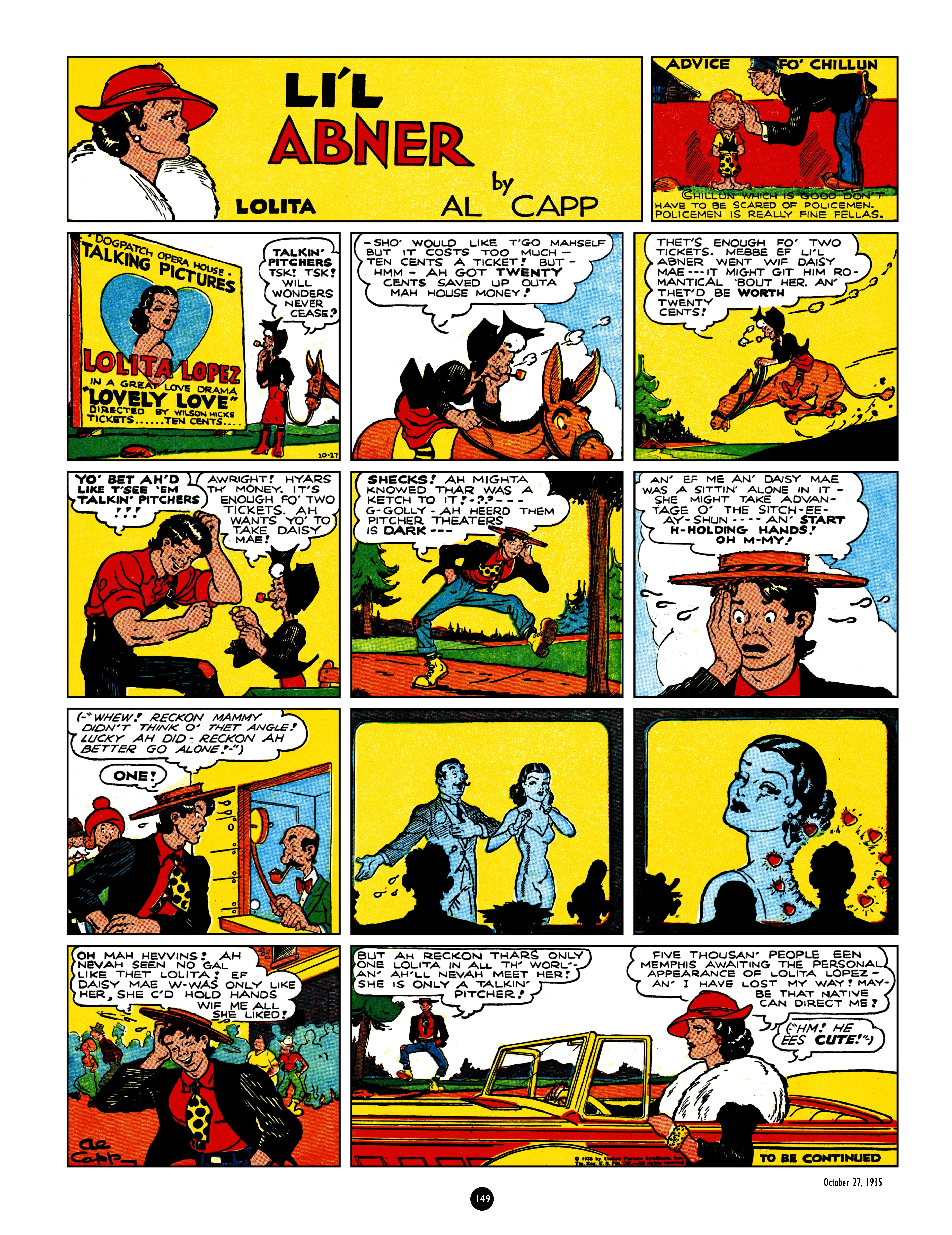 Read online Al Capp's Li'l Abner Complete Daily & Color Sunday Comics comic -  Issue # TPB 1 (Part 2) - 51
