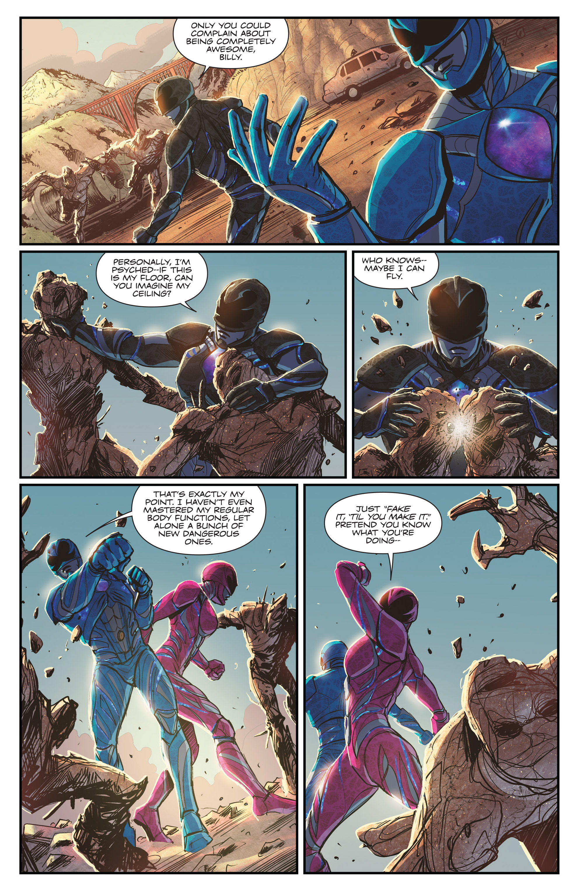 Read online Saban's Power Rangers: Aftershock comic -  Issue # Full - 11
