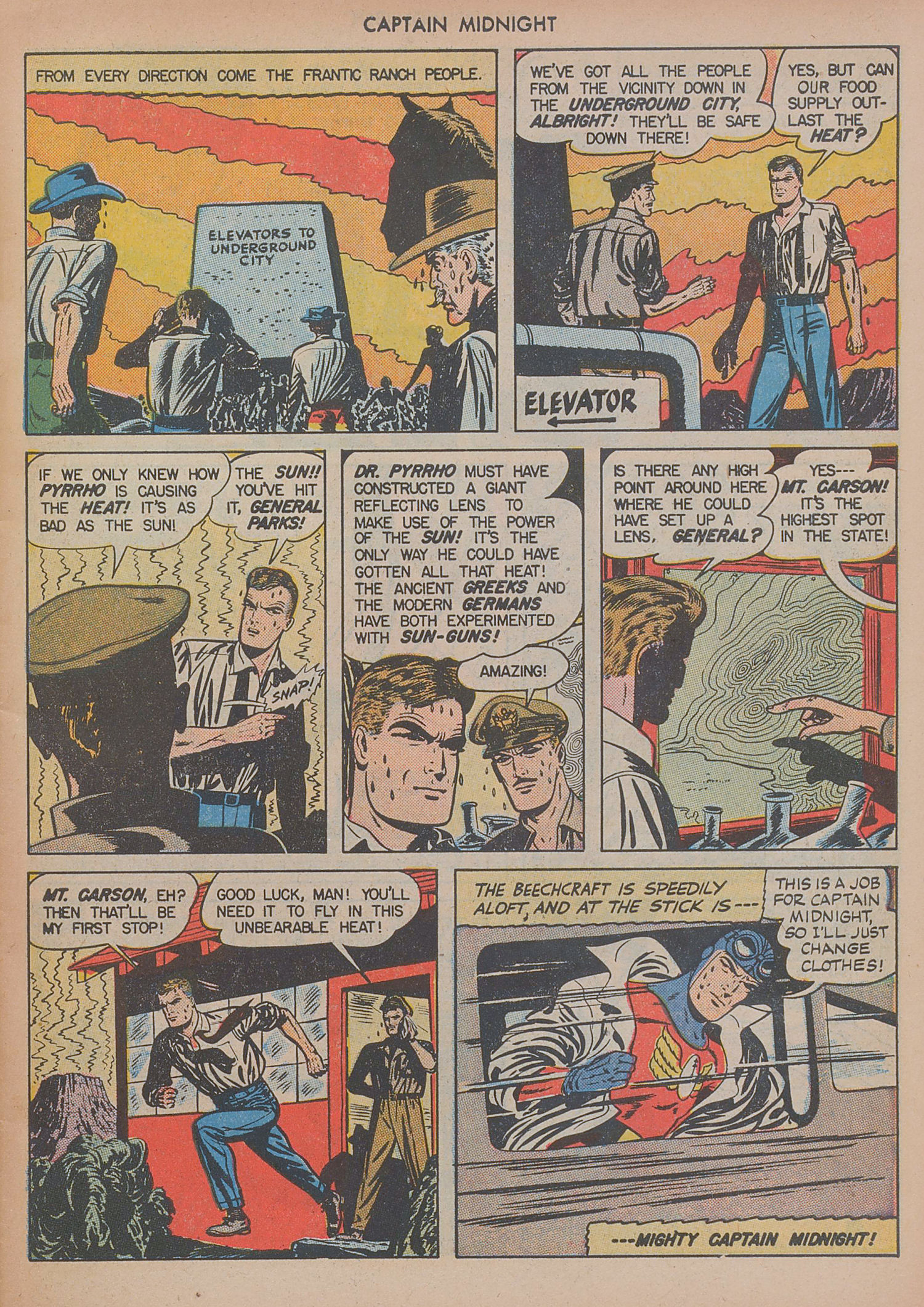 Read online Captain Midnight (1942) comic -  Issue #50 - 7