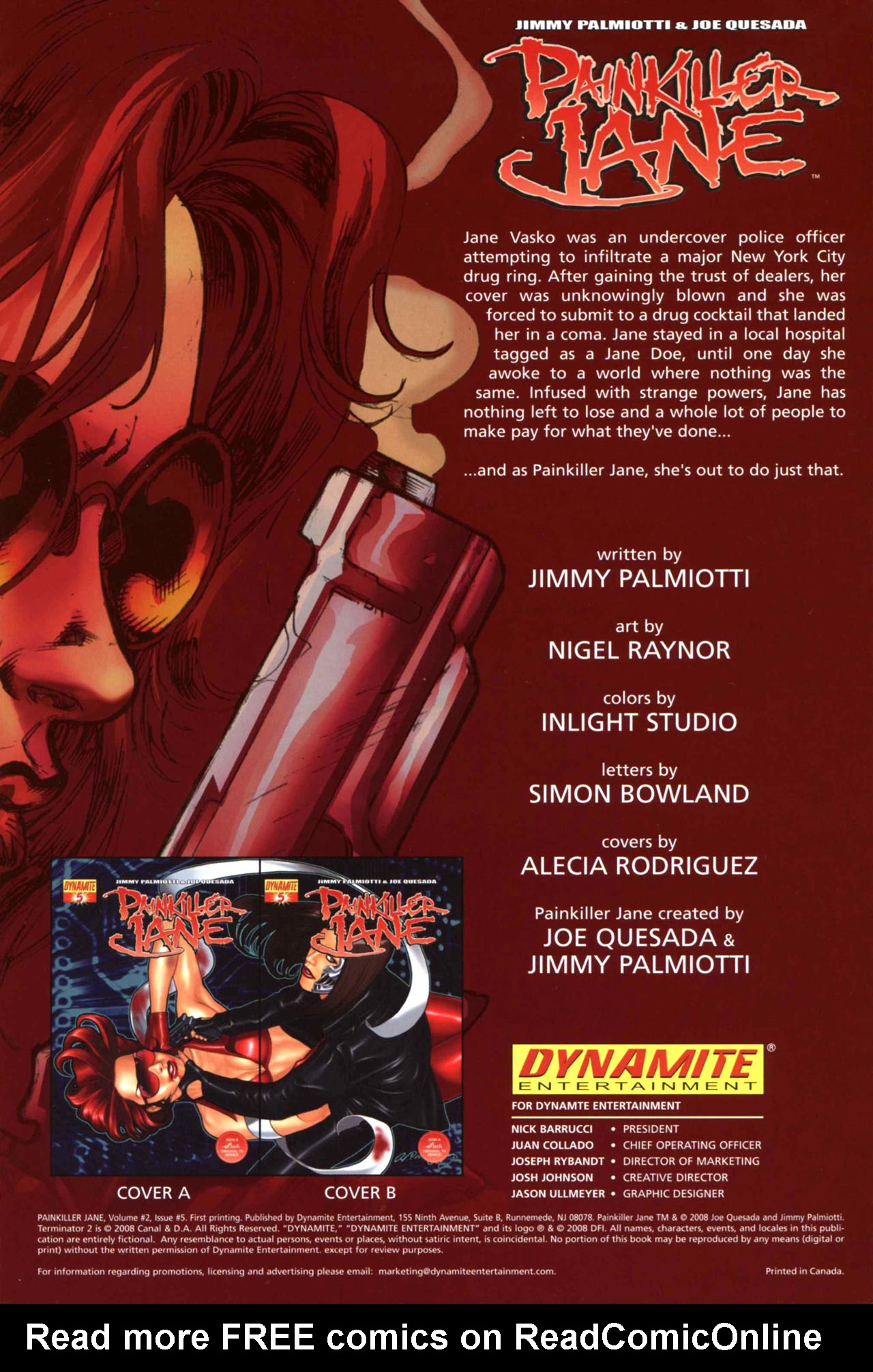 Read online Painkiller Jane Vs. Terminator comic -  Issue #3 - 4