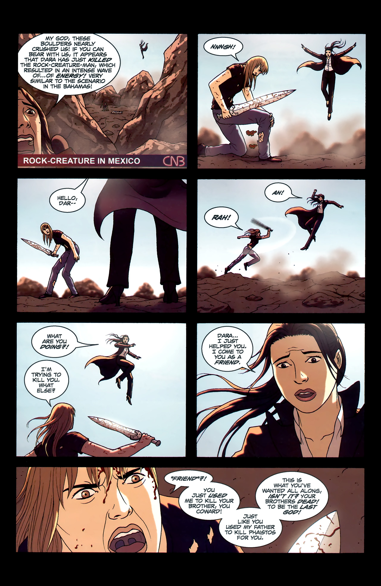Read online The Sword comic -  Issue #18 - 20