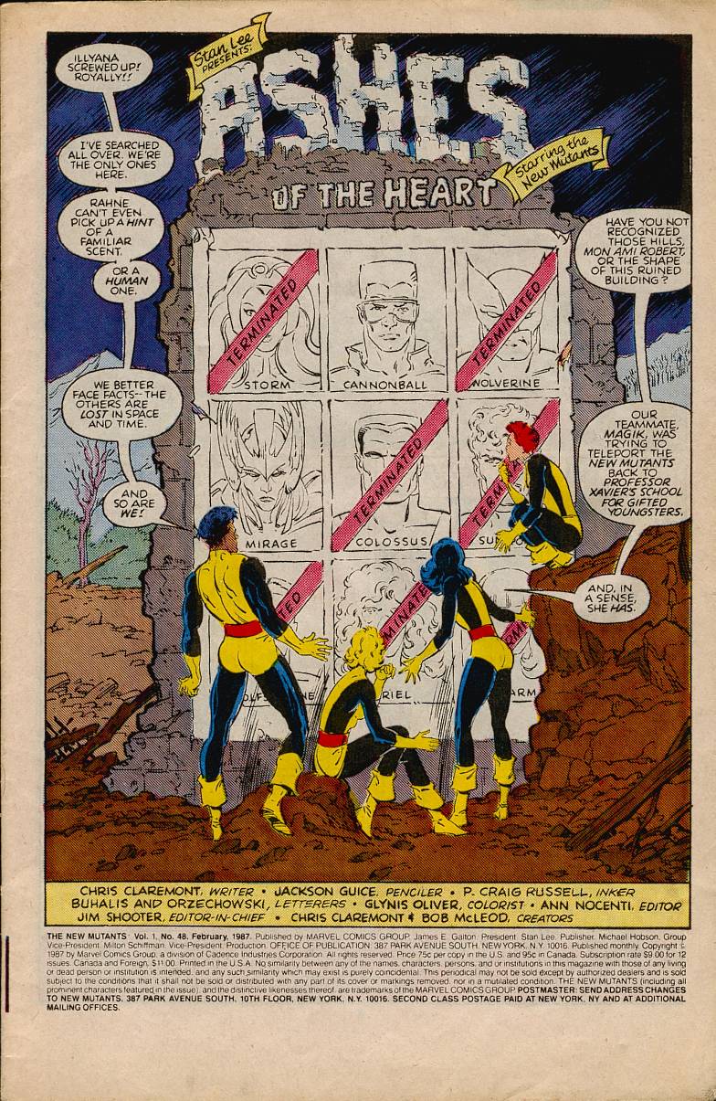 The New Mutants Issue #48 #55 - English 2