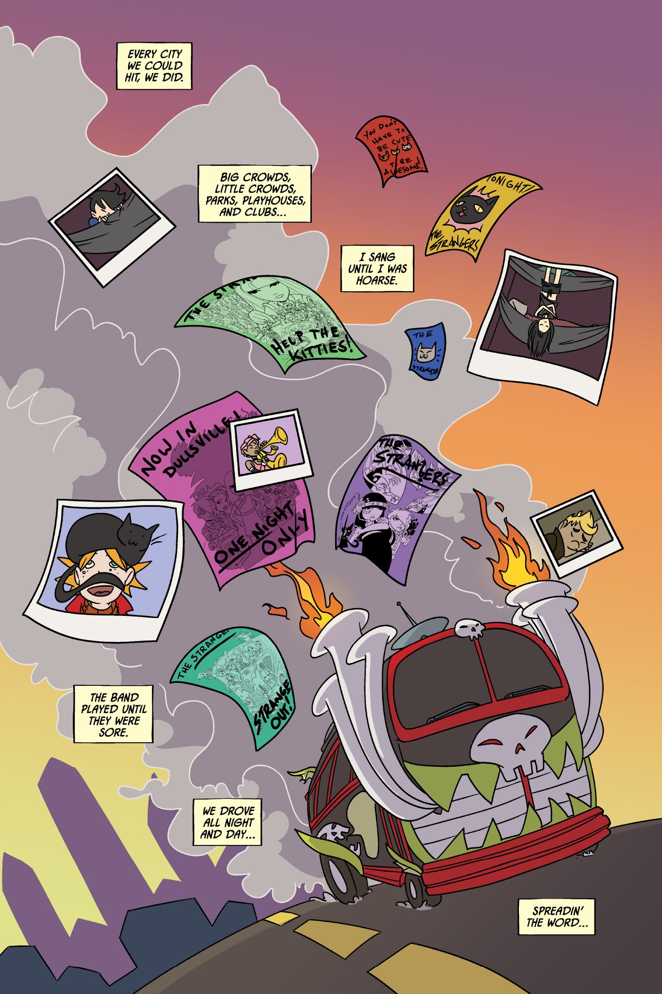 Read online Emily and the Strangers: Road To Nowhere Tour comic -  Issue # Full - 32