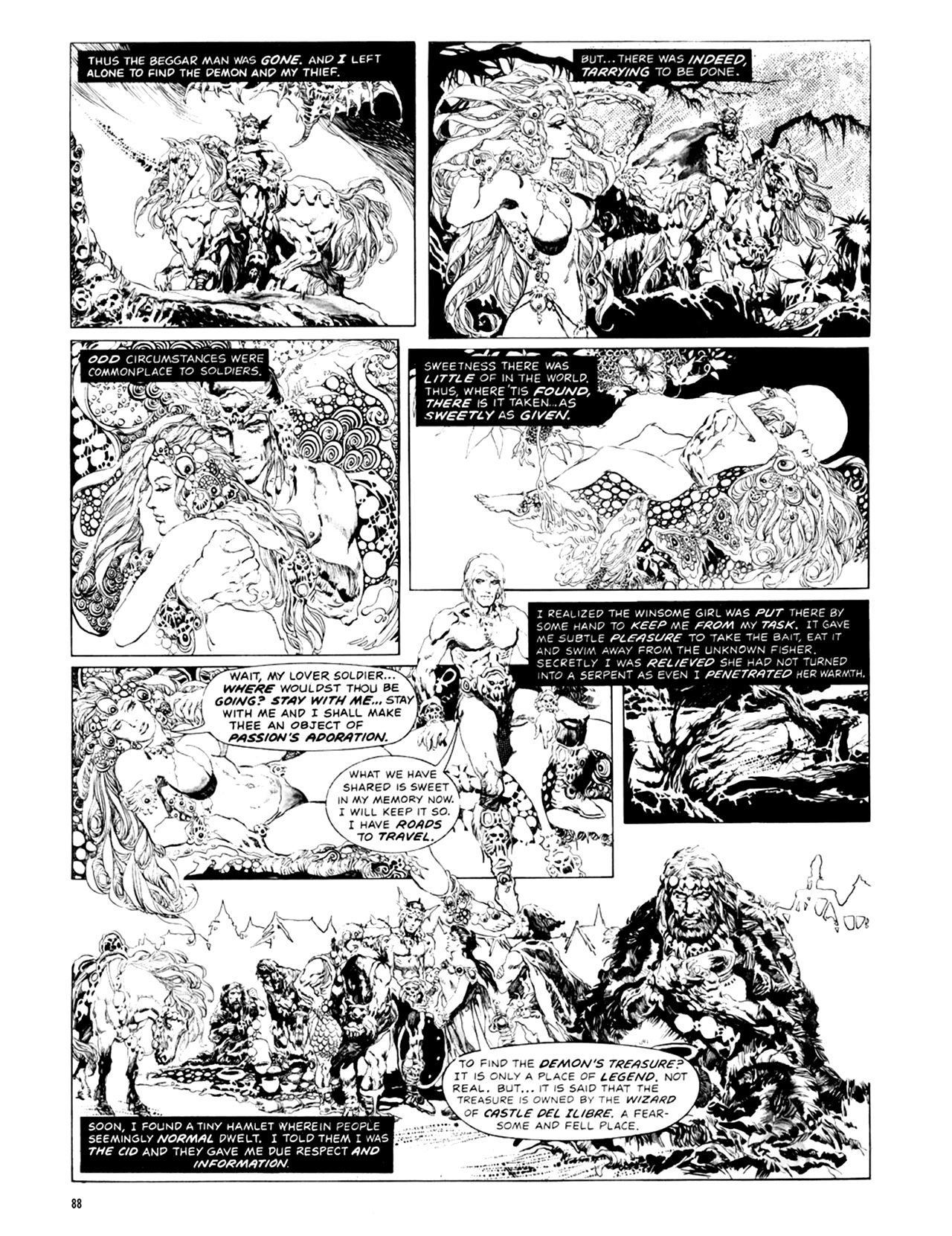 Read online Eerie Presents El Cid comic -  Issue # TPB - 88