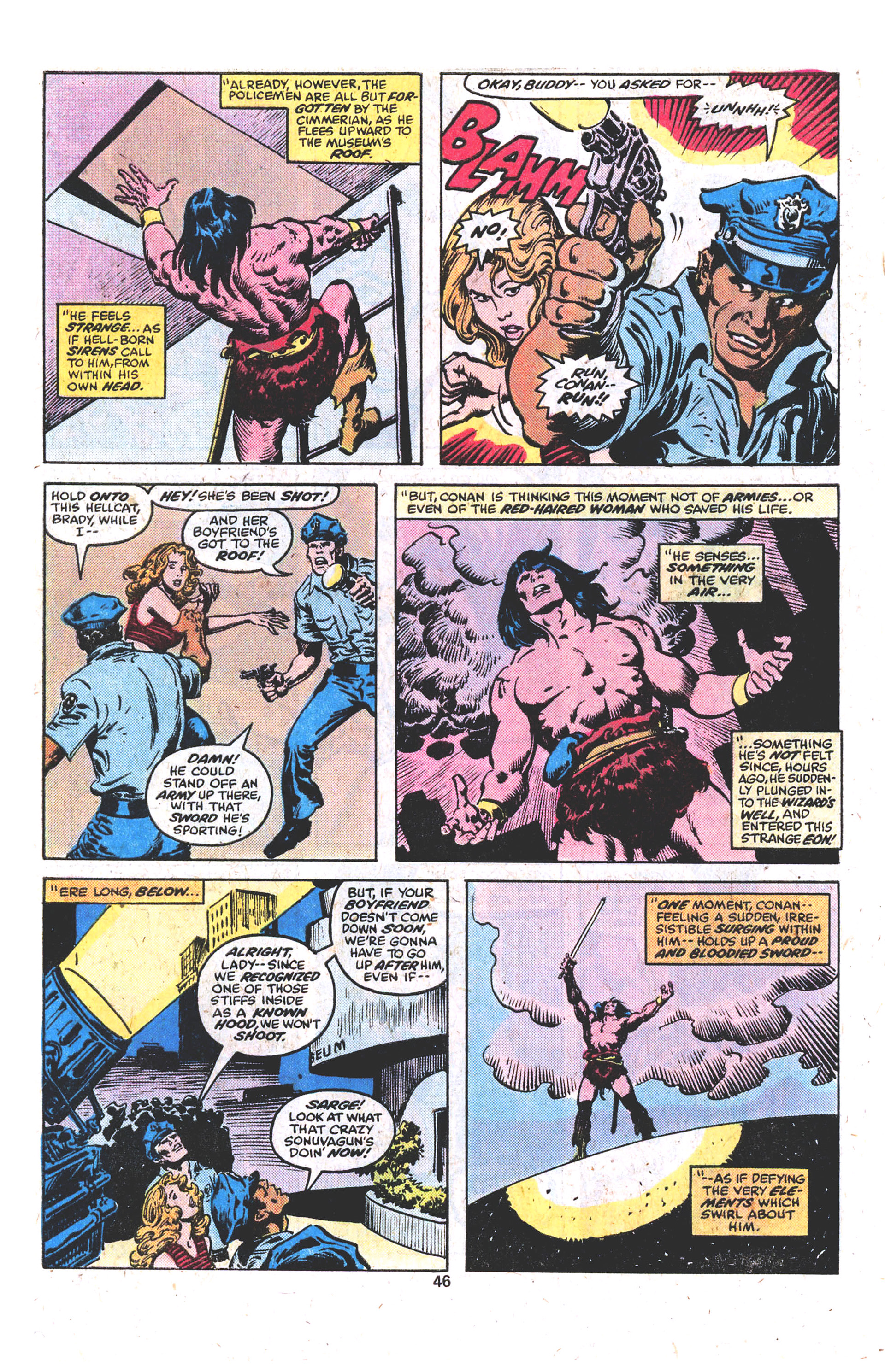 Read online What If? (1977) comic -  Issue #13 - Conan The Barbarian walked the Earth Today - 35