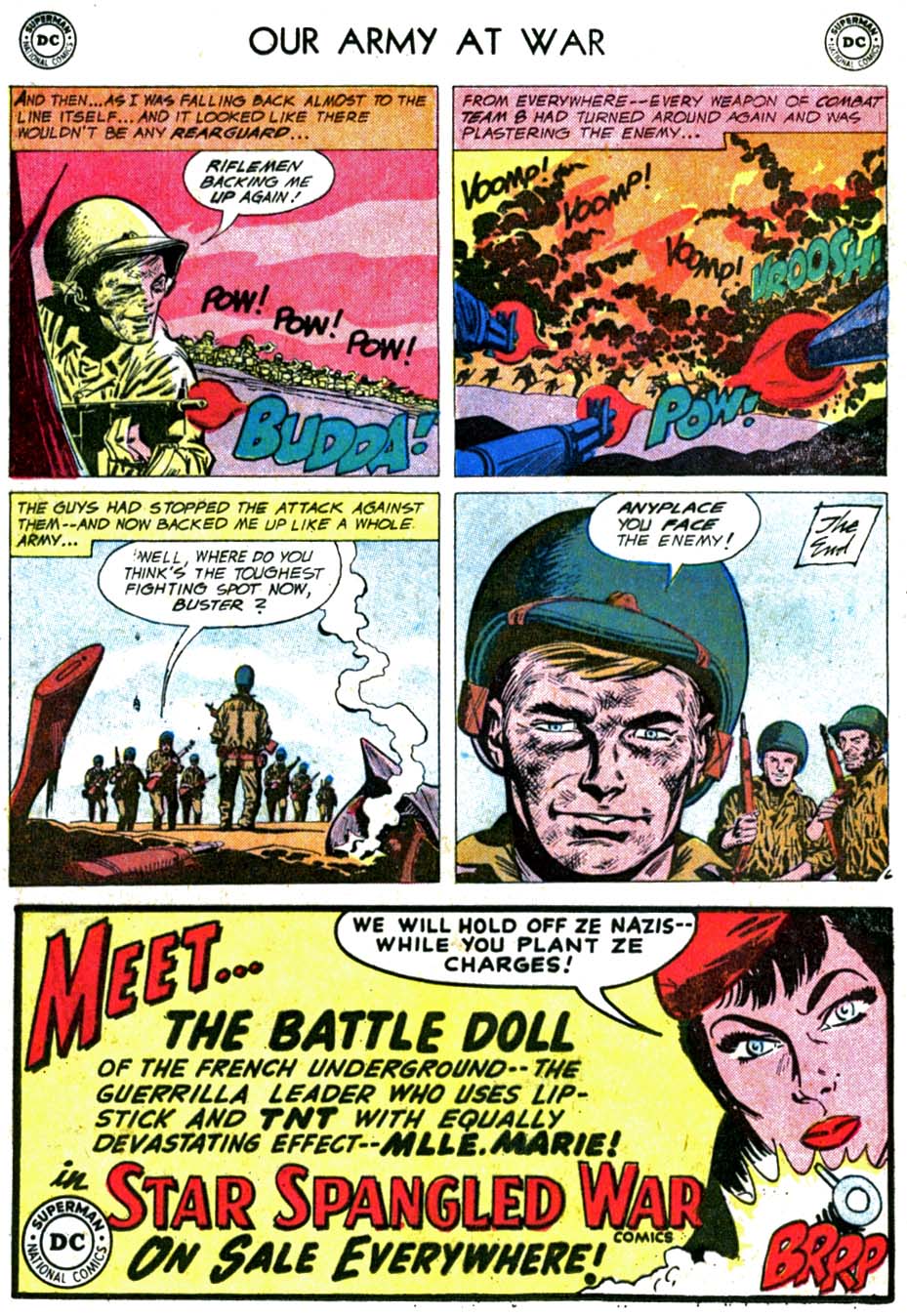 Read online Our Army at War (1952) comic -  Issue #90 - 32