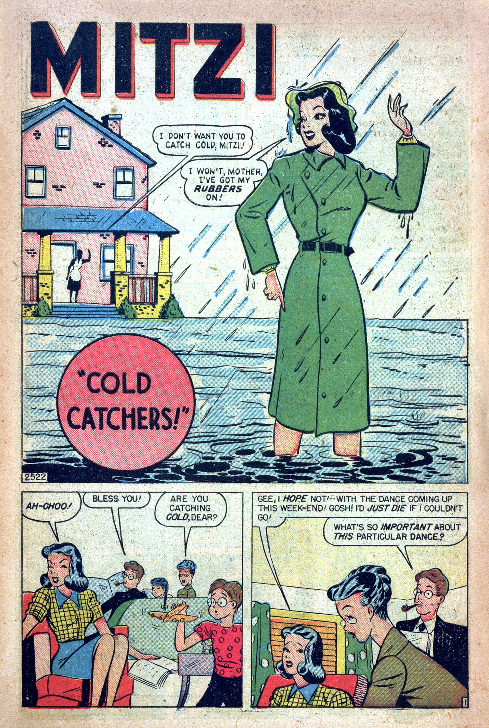 Read online Mitzi's Boy Friend comic -  Issue #6 - 27