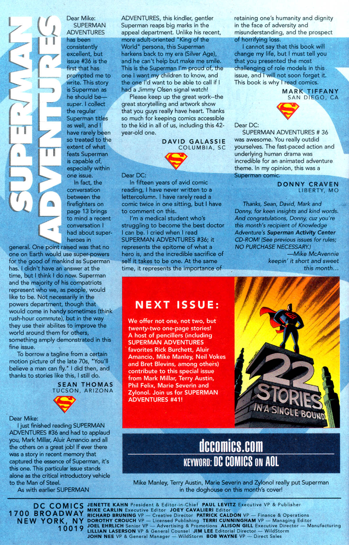 Superman Adventures Issue #40 #43 - English 24