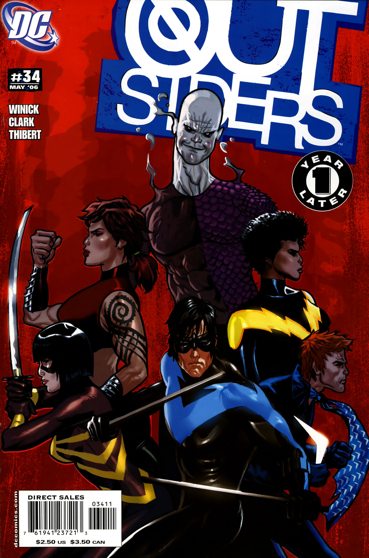 Read online Outsiders (2003) comic -  Issue #34 - 1