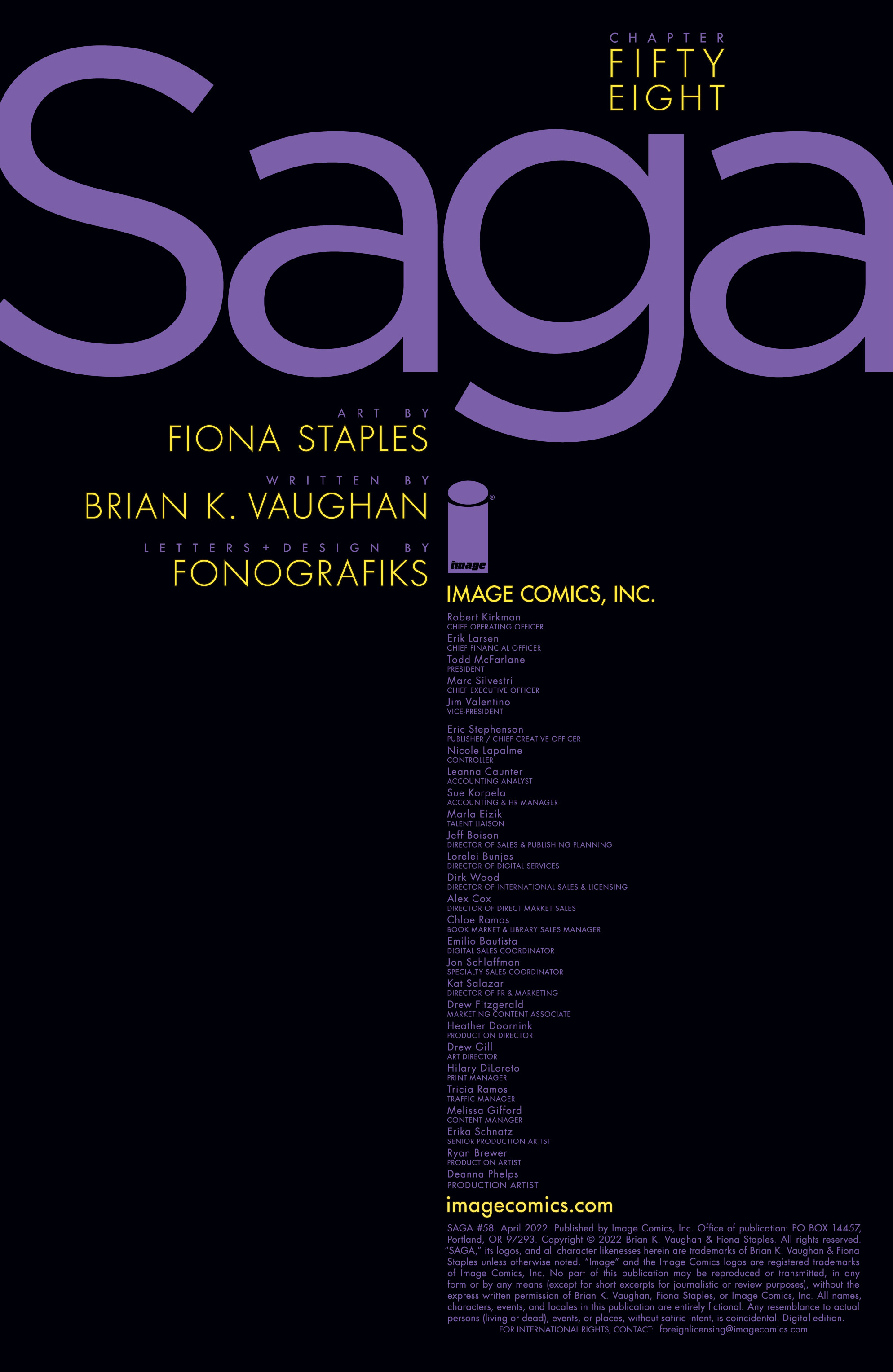 Read online Saga comic -  Issue #58 - 2