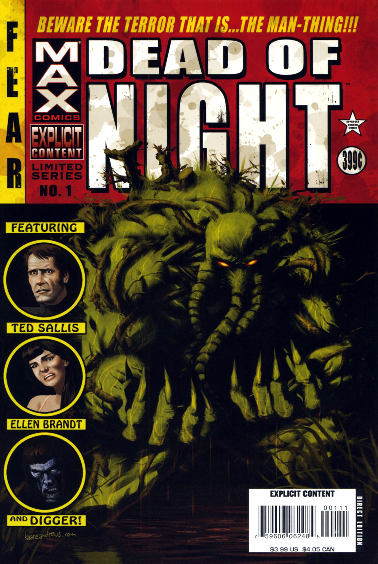 Read online Dead of Night Featuring Man-Thing comic -  Issue #1 - 1