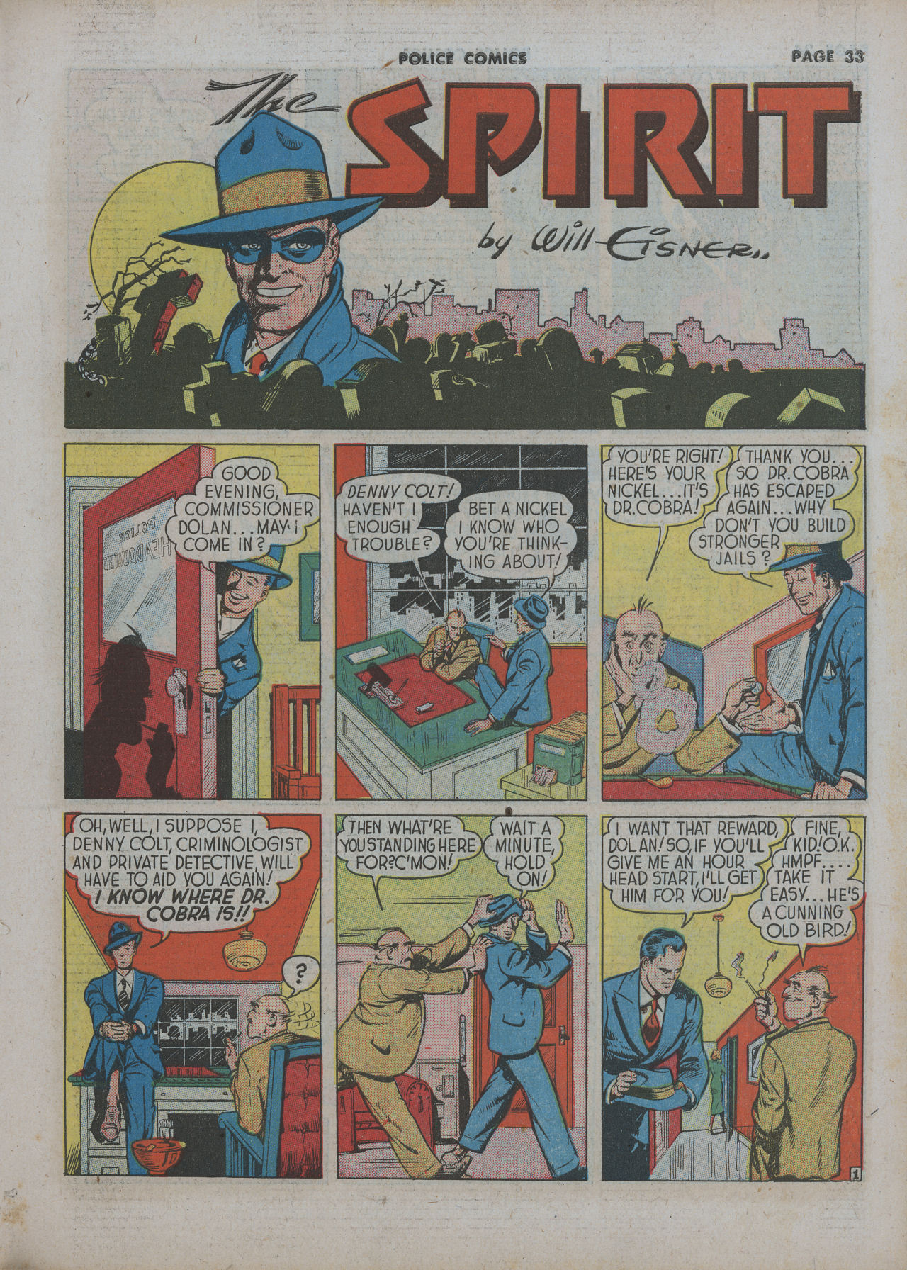 Read online Police Comics comic -  Issue #11 - 35