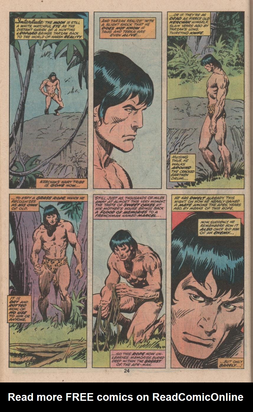 Read online Tarzan (1977) comic -  Issue # _Annual 1 - 19