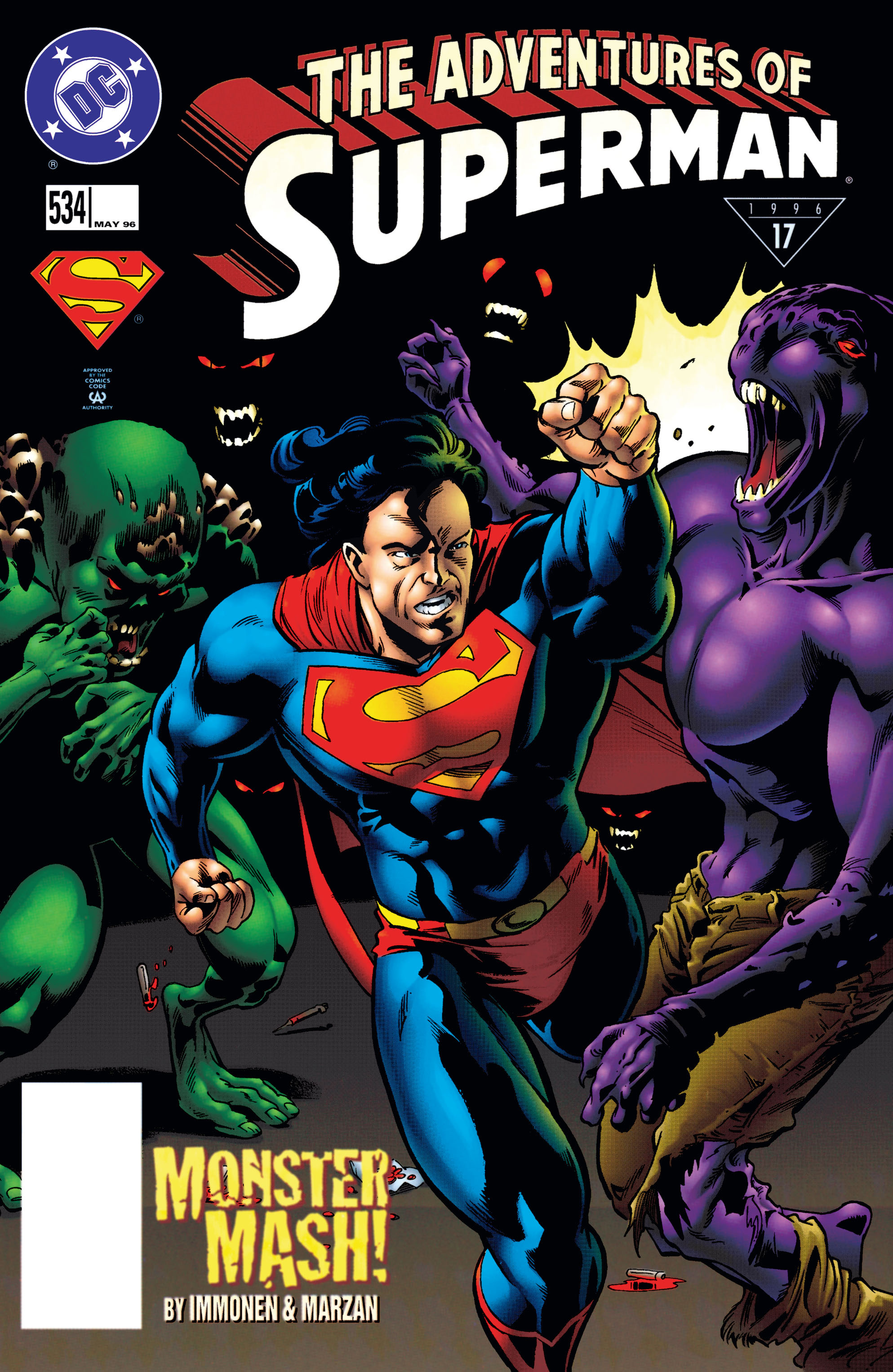 Read online Adventures of Superman (1987) comic -  Issue #534 - 1