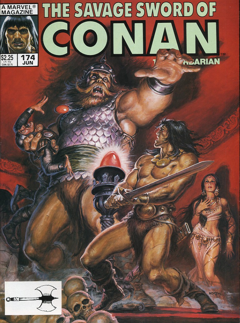 Read online The Savage Sword Of Conan comic -  Issue #174 - 1