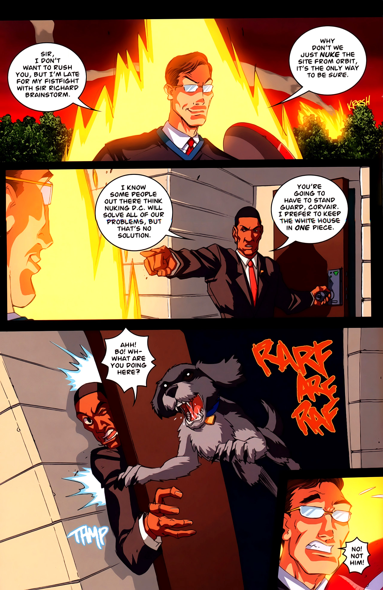 Read online President Evil comic -  Issue #2 - 4