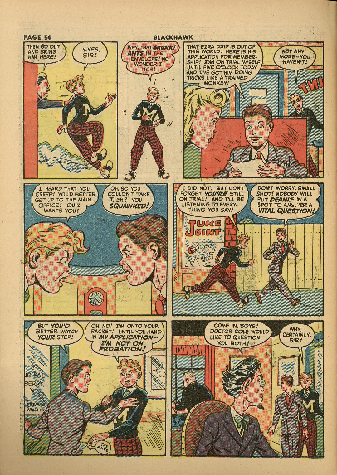 Read online Blackhawk (1957) comic -  Issue #9 - 56