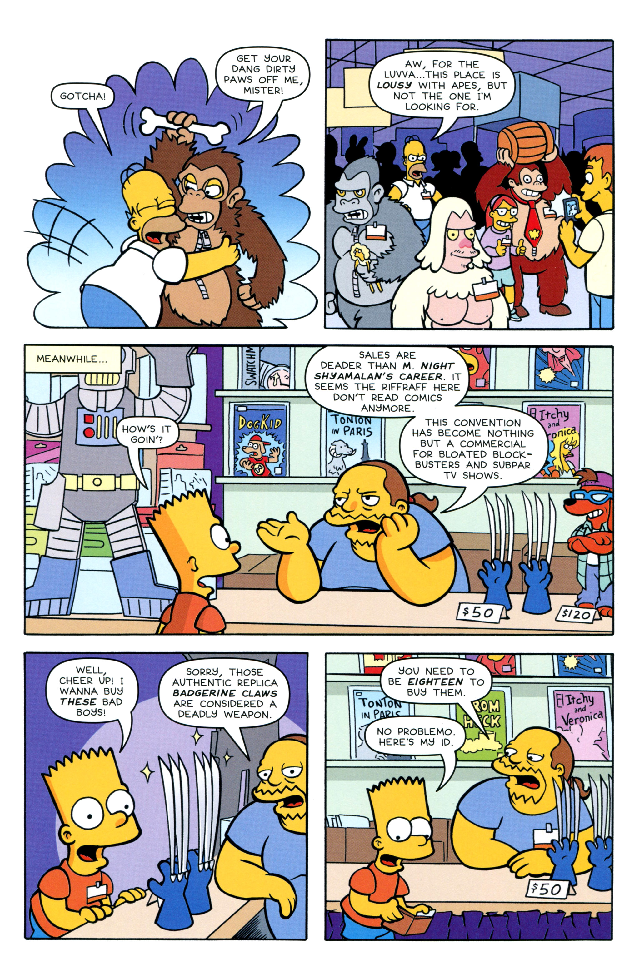 Read online Simpsons Comics comic -  Issue #214 - 7