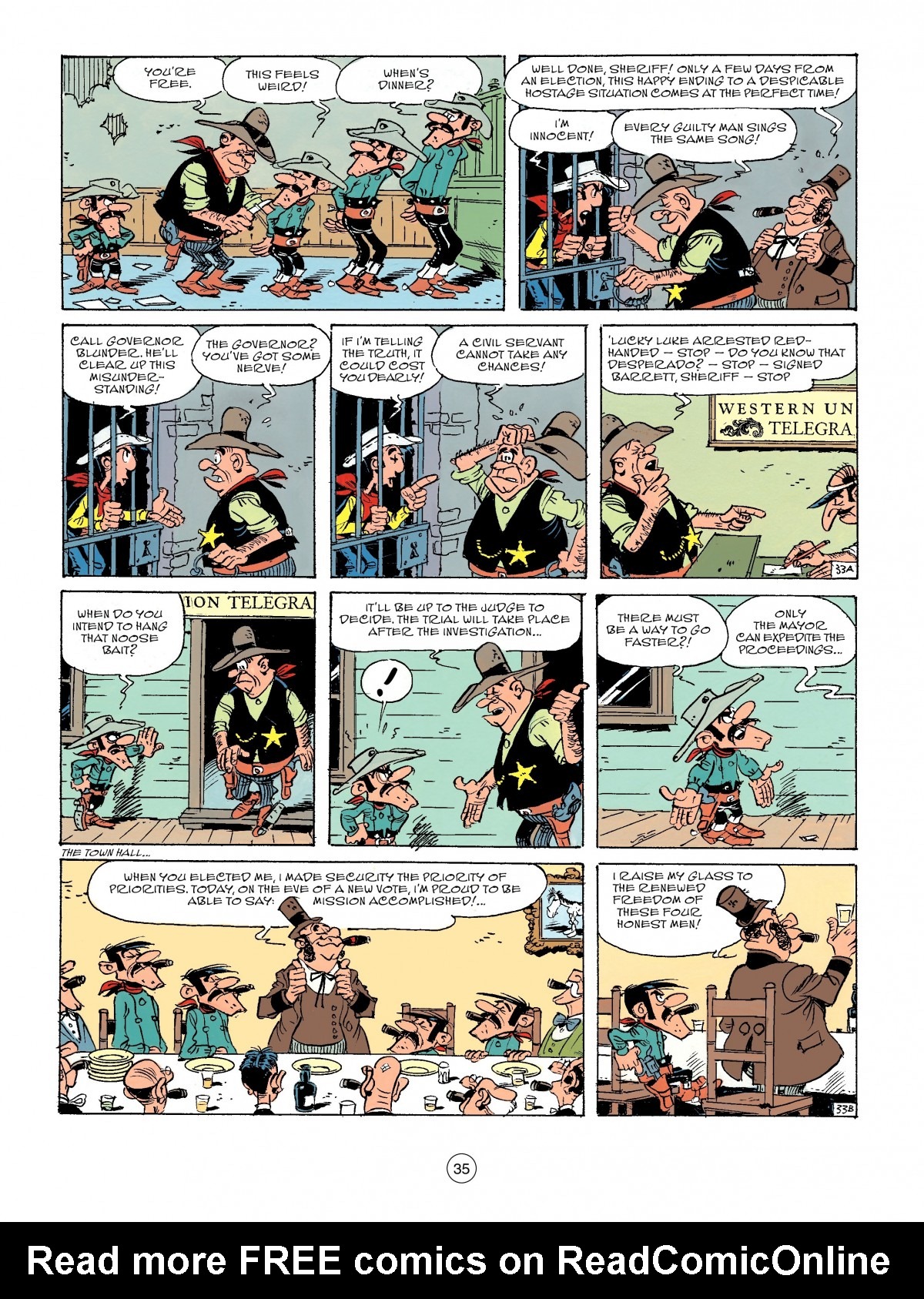 Read online A Lucky Luke Adventure comic -  Issue #49 - 35