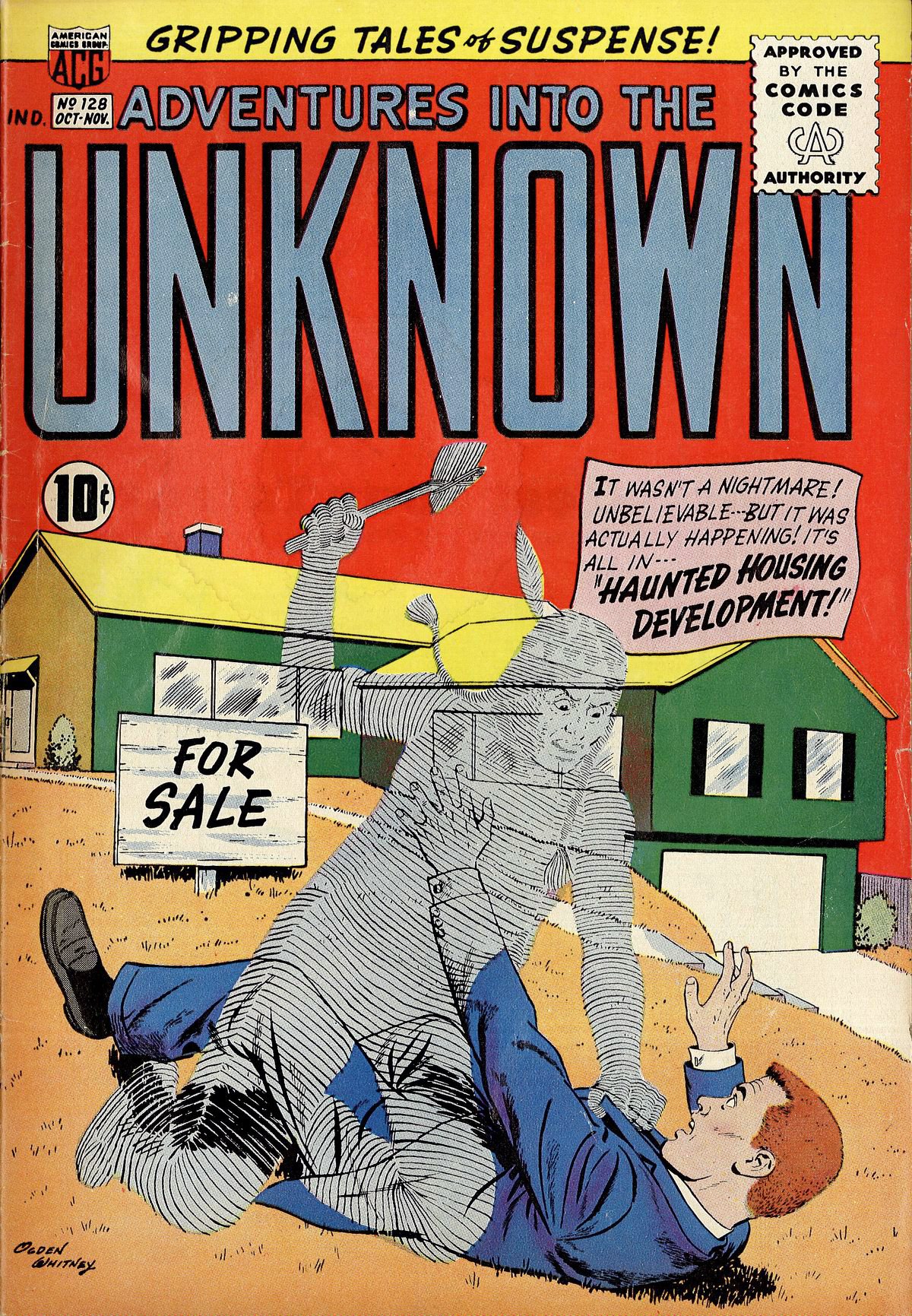 Read online Adventures Into The Unknown comic -  Issue #128 - 1