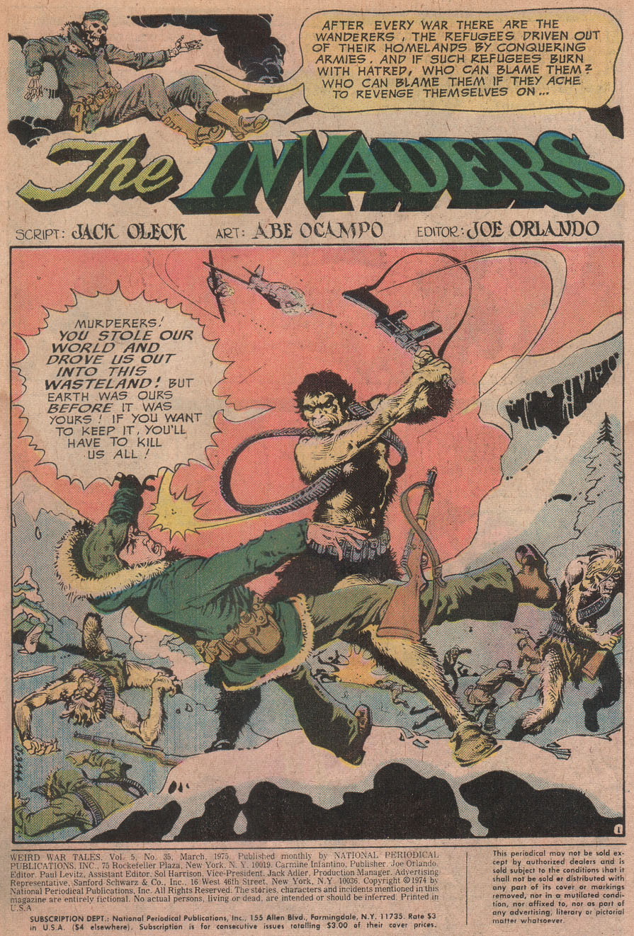 Read online Weird War Tales (1971) comic -  Issue #35 - 3