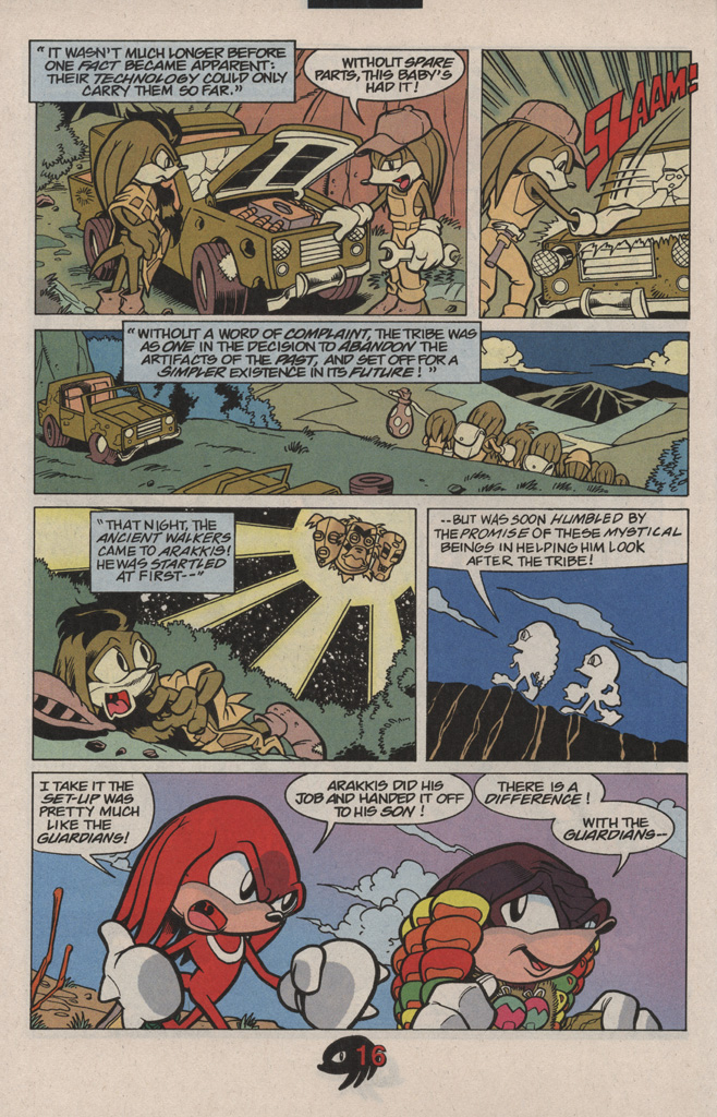 Read online Knuckles the Echidna comic -  Issue #10 - 24