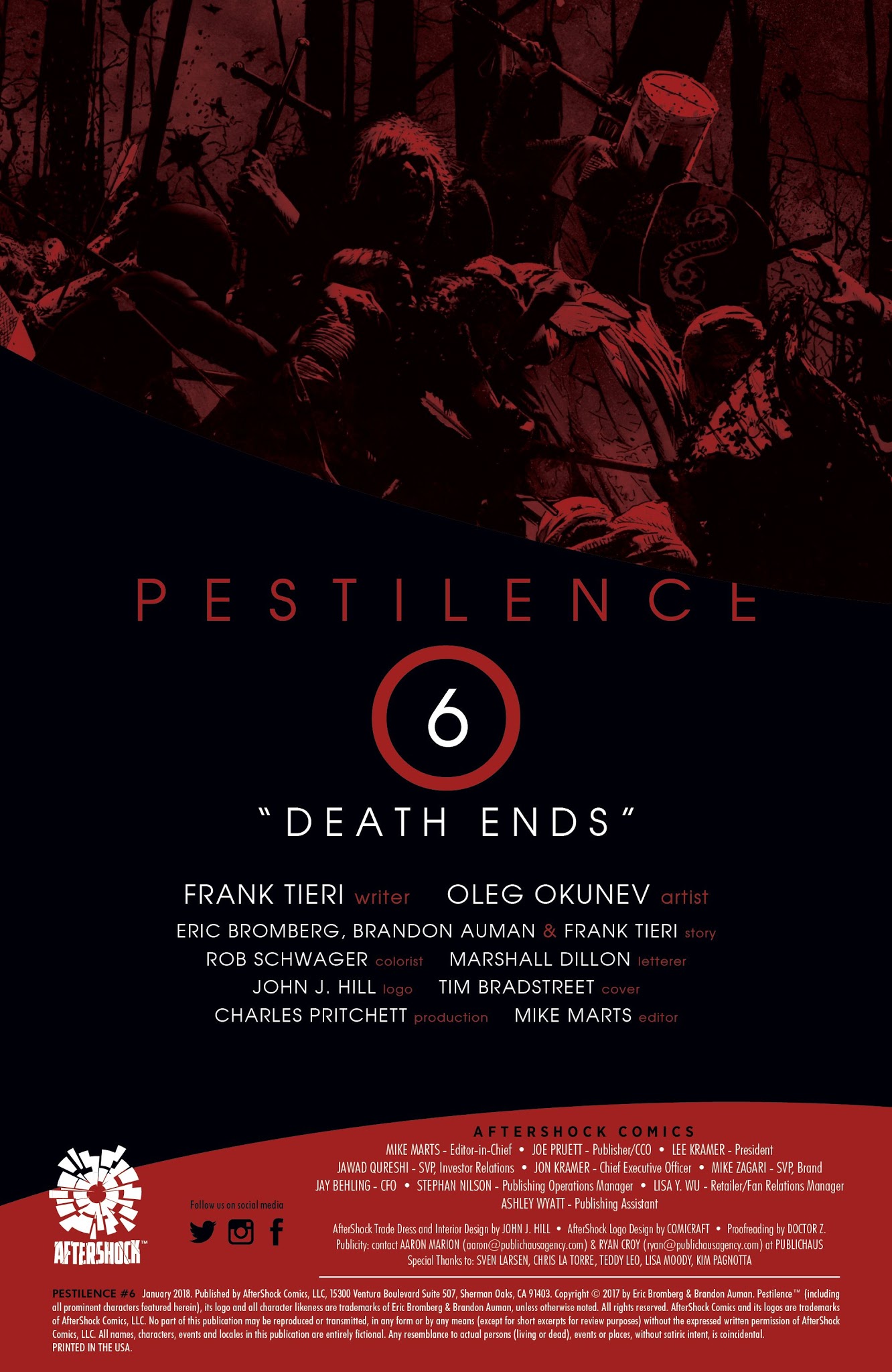 Read online Pestilence comic -  Issue #6 - 2